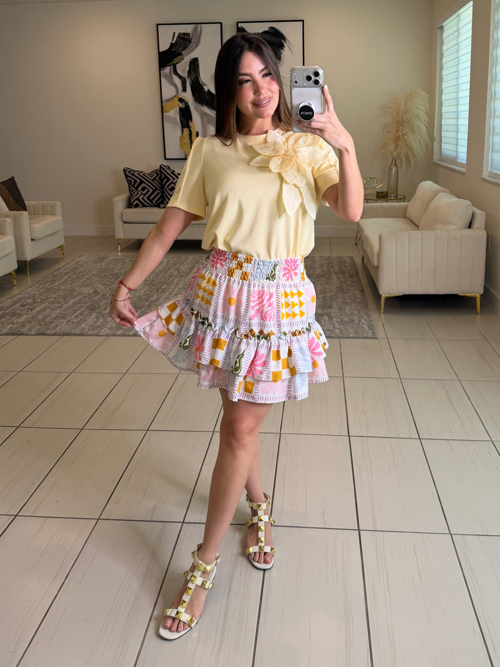 Pretty Bloom Colorful Skirt