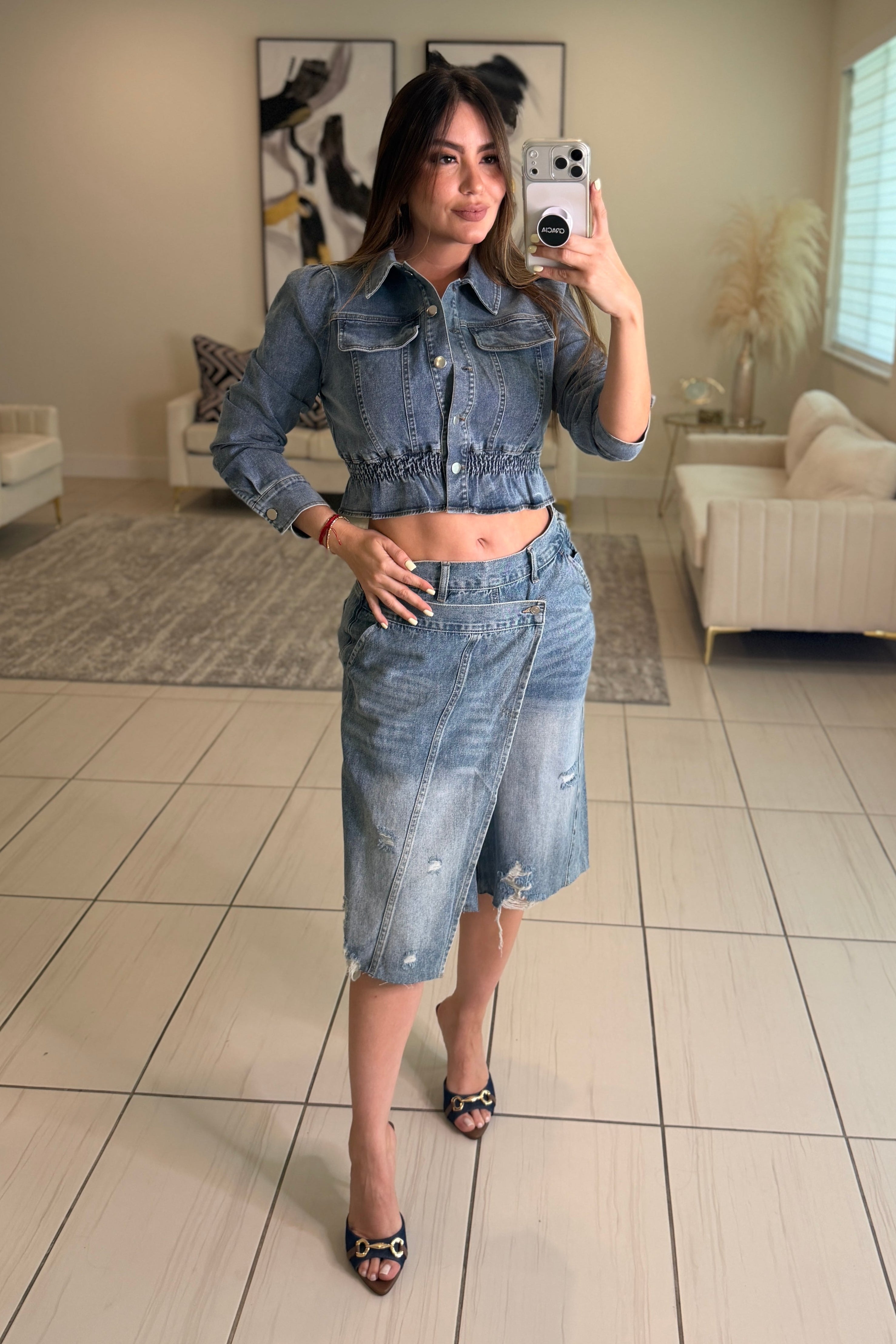 Modern Edge Denim Short