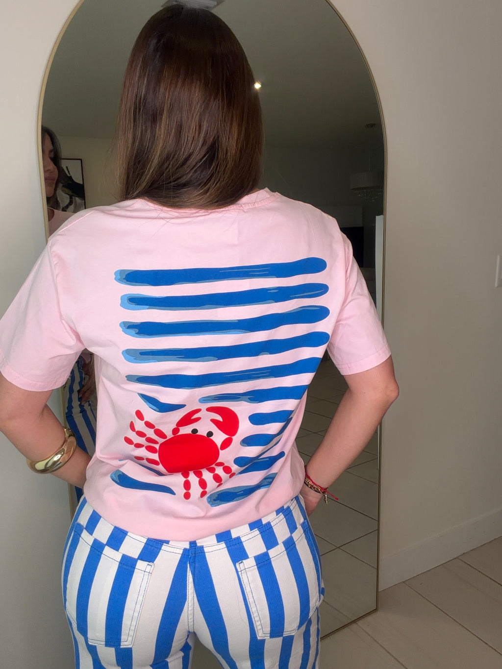 French Coast Crab Pink Tshirt