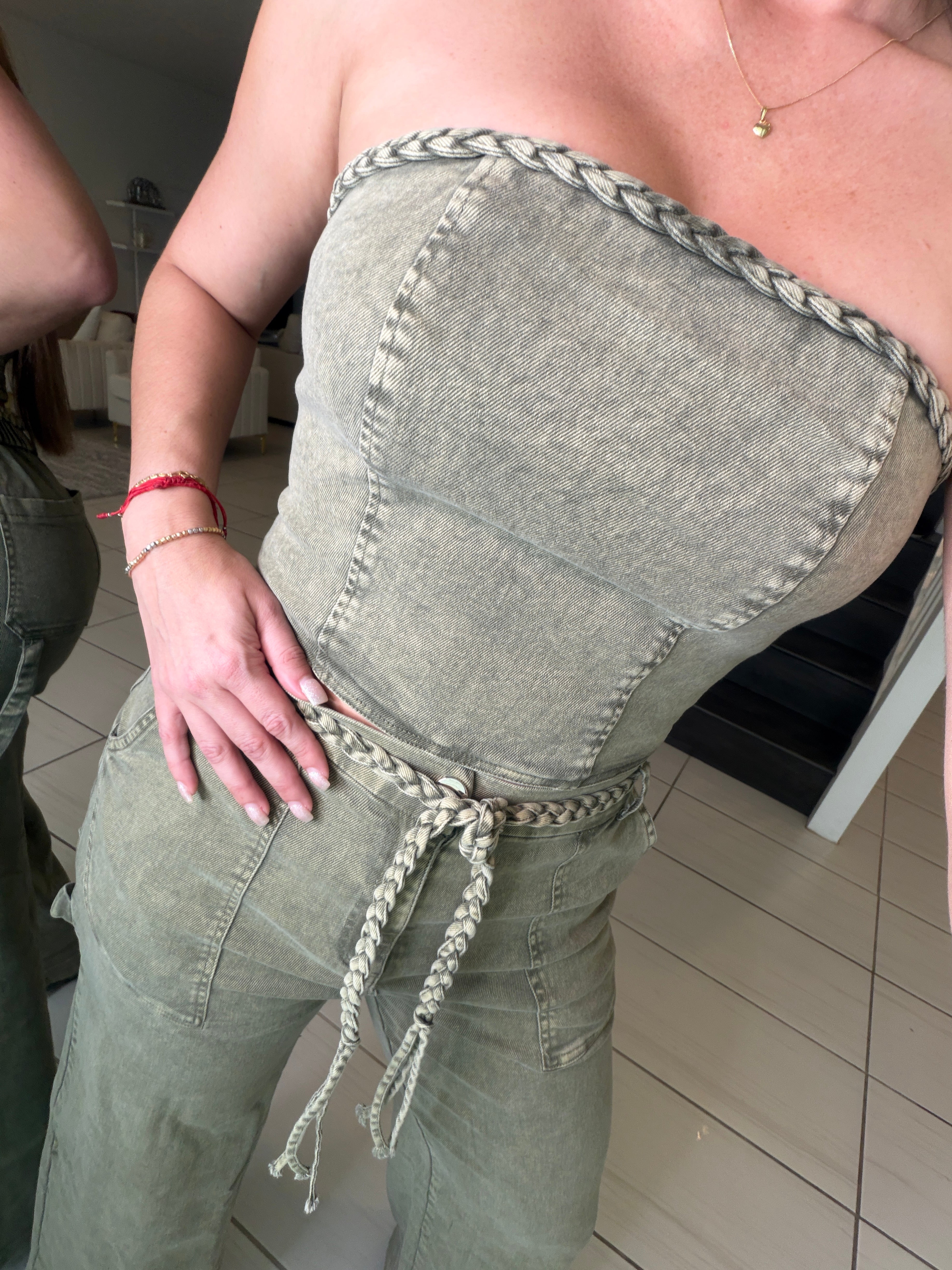 Rebel Utility Green Pant Set