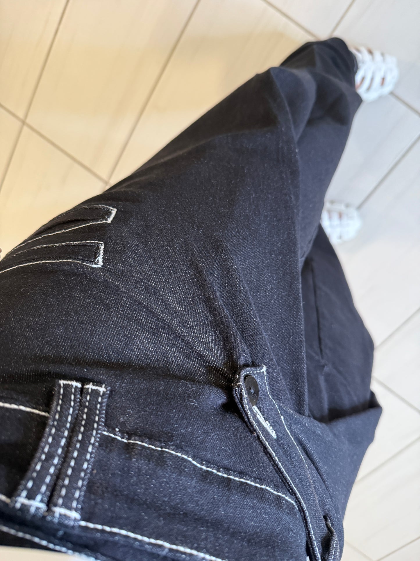 Tactical Edge Black Denim Pants