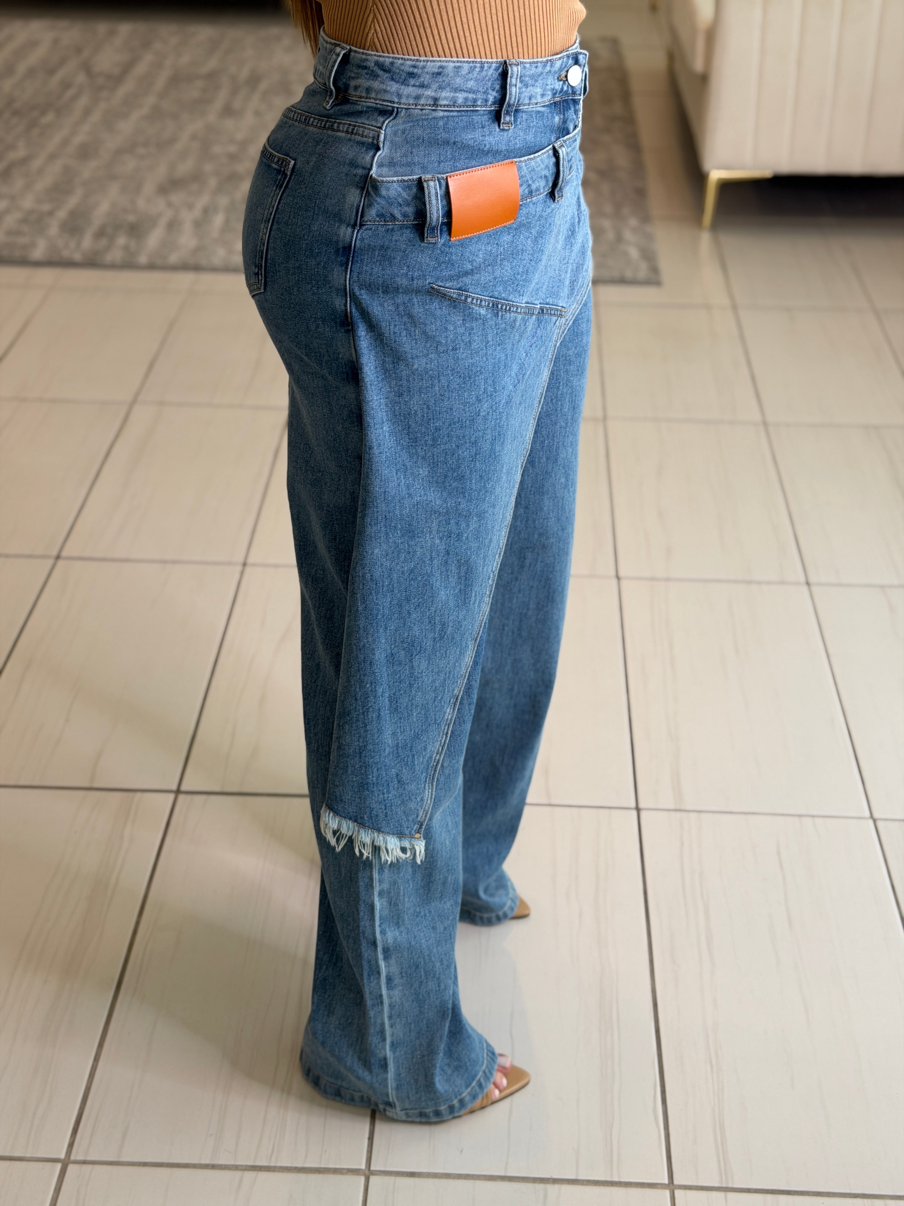 Empowered Feeling Denim Pants