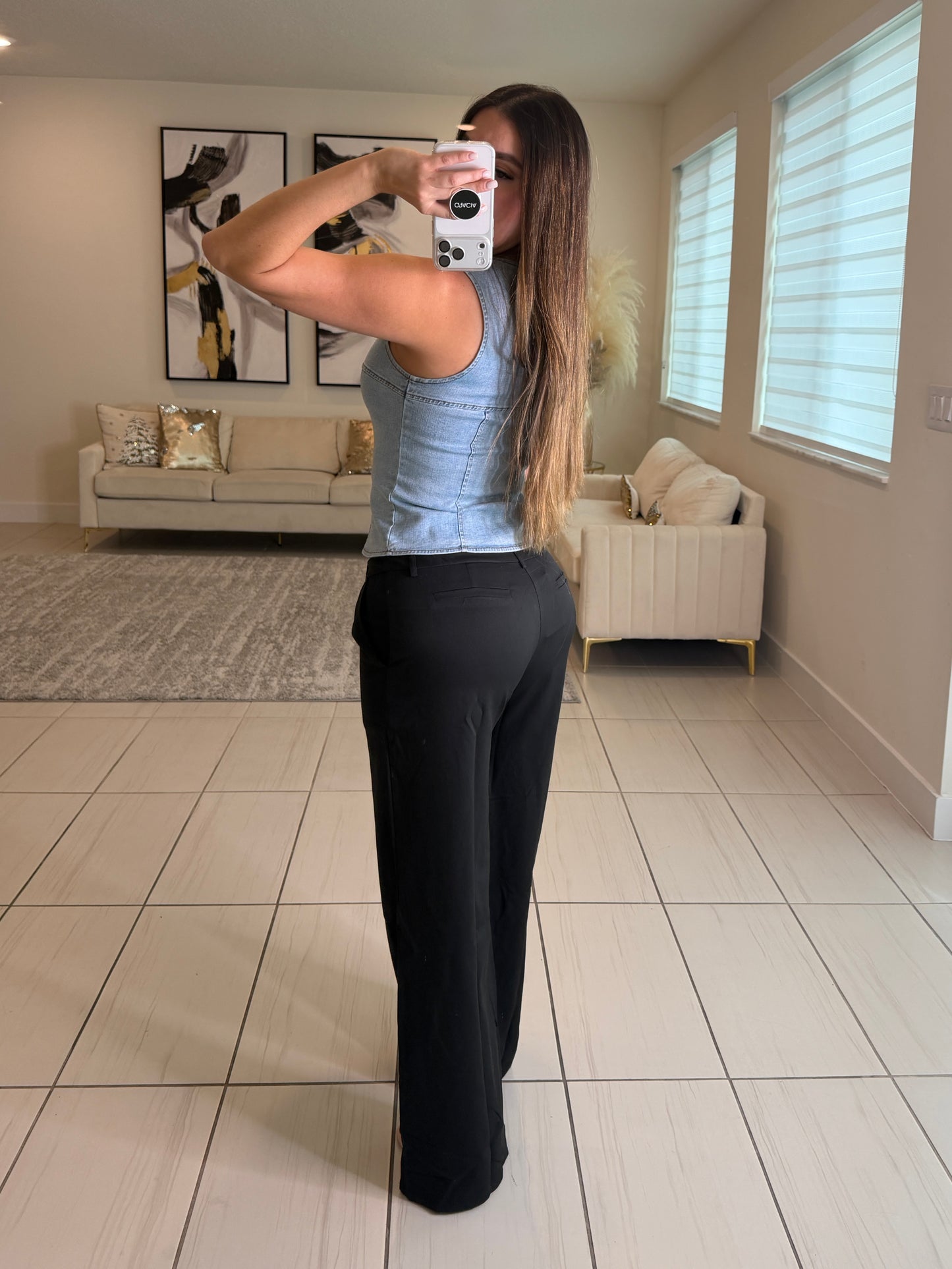 Modern Authority Light Denim Top