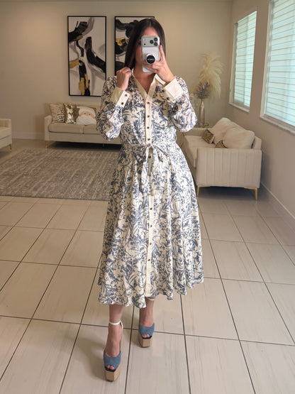 Power Stance Beige Maxi Dress