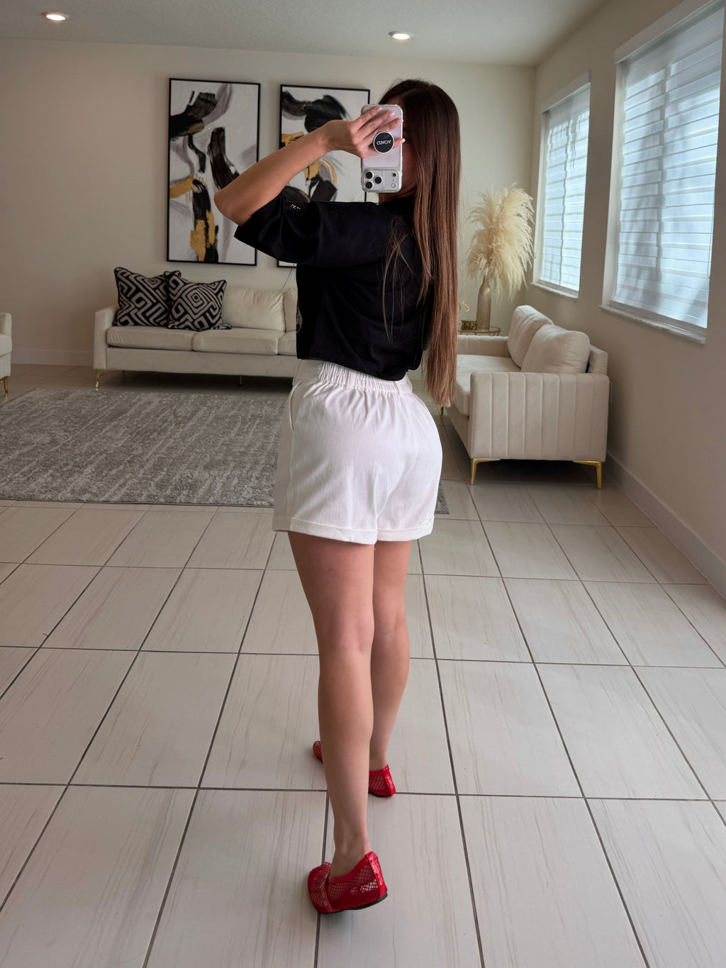 Funny Rhinestones Black Top