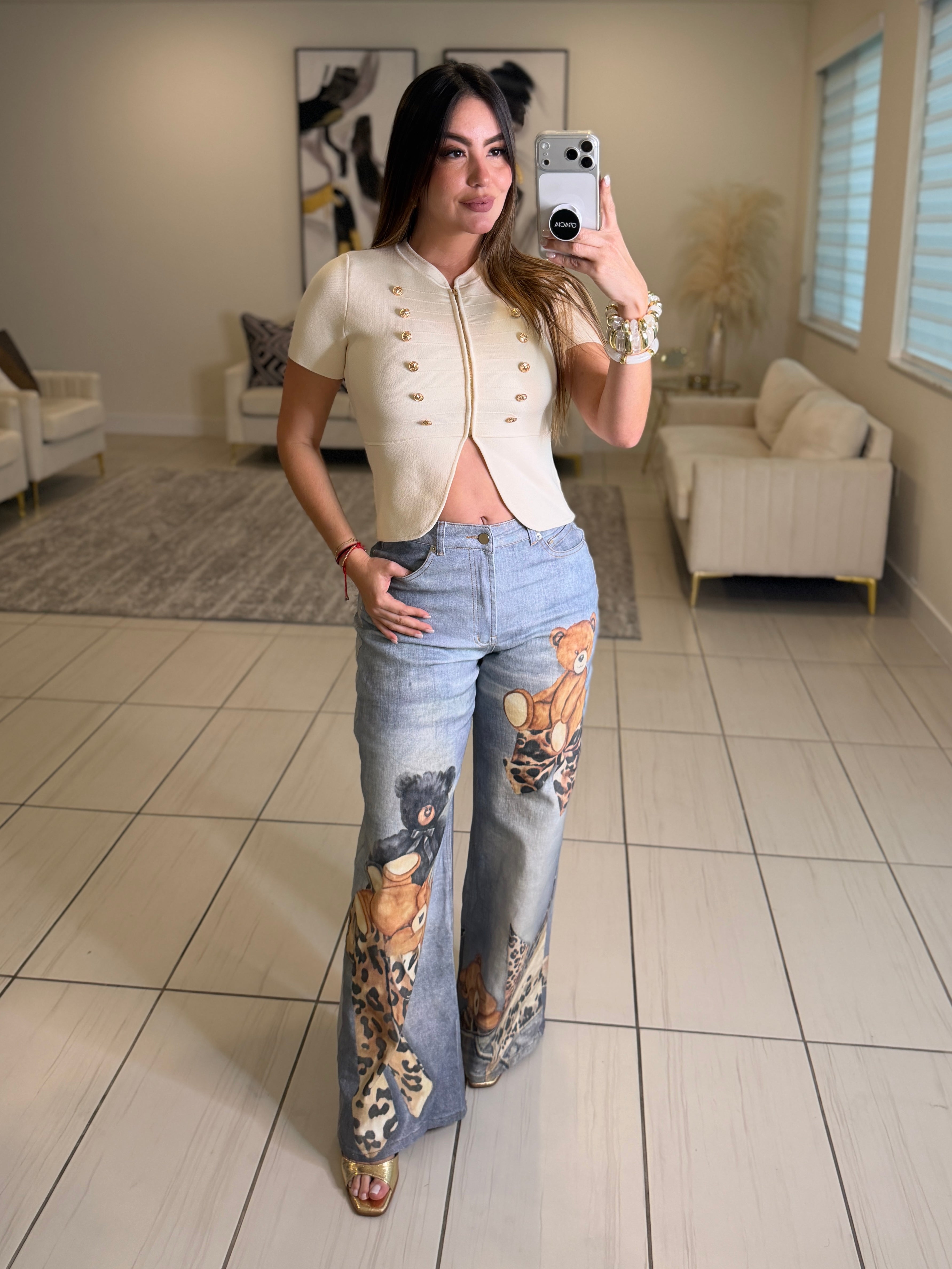 Runway Napoleon Beige Top