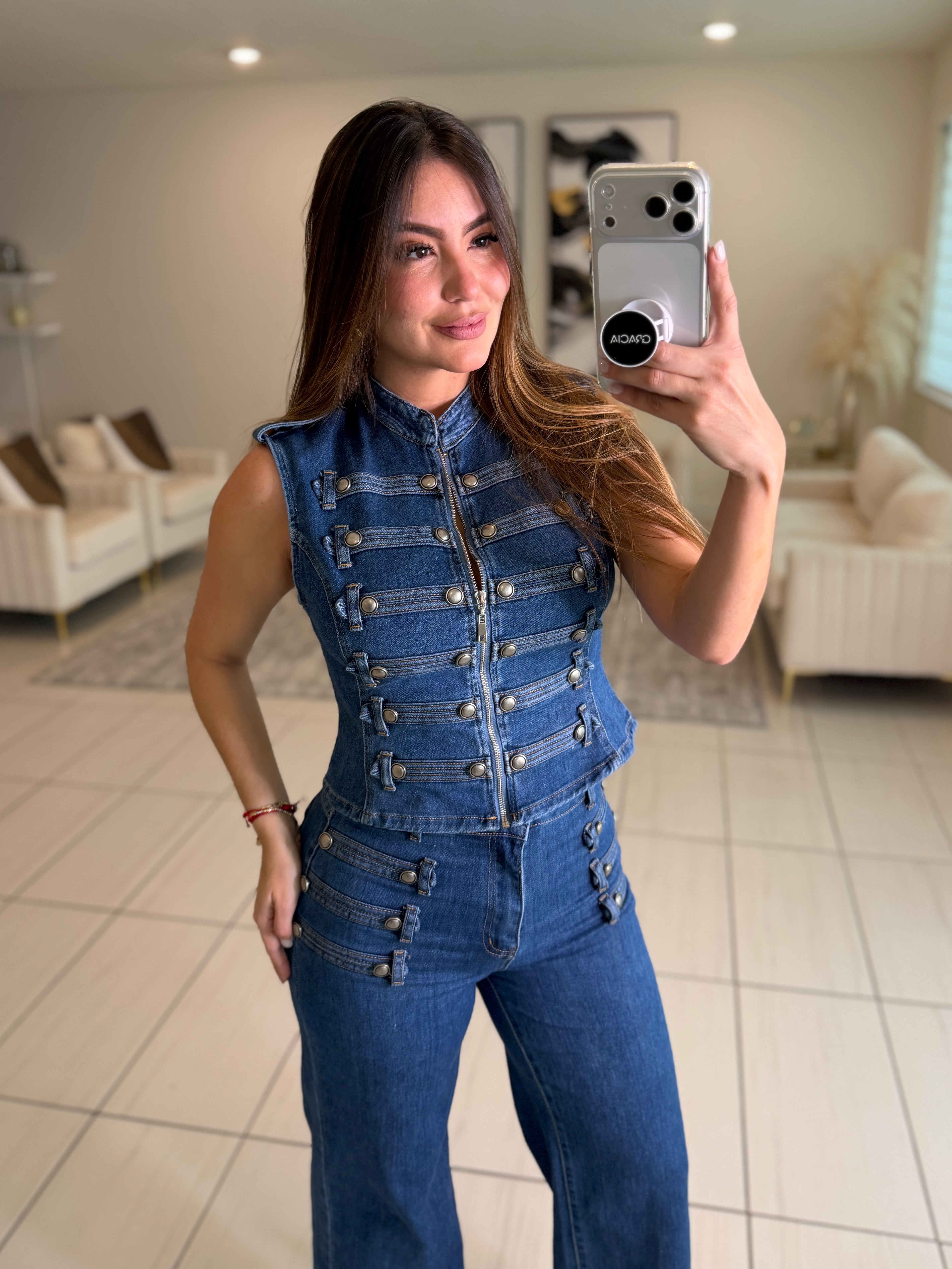 Iconic Napoleon Denim Pant Set