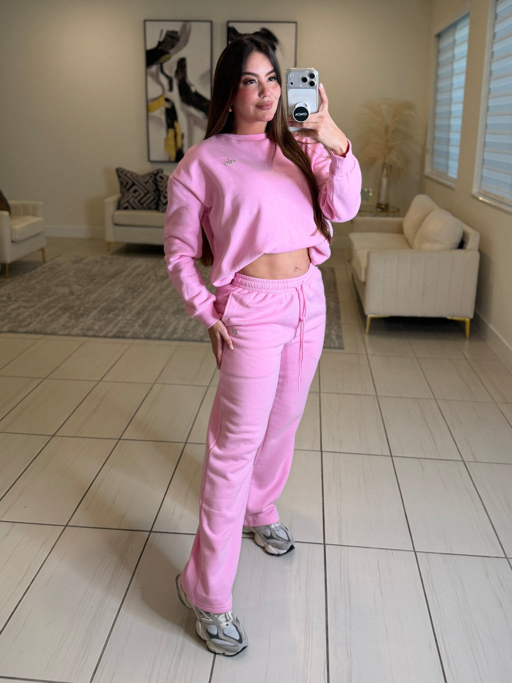 Serenity Halo Pink Pant Set