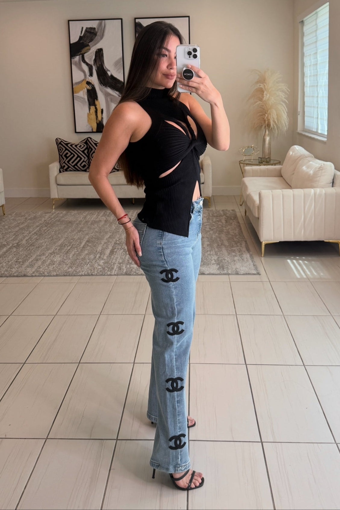 Luxe Braid Black Top