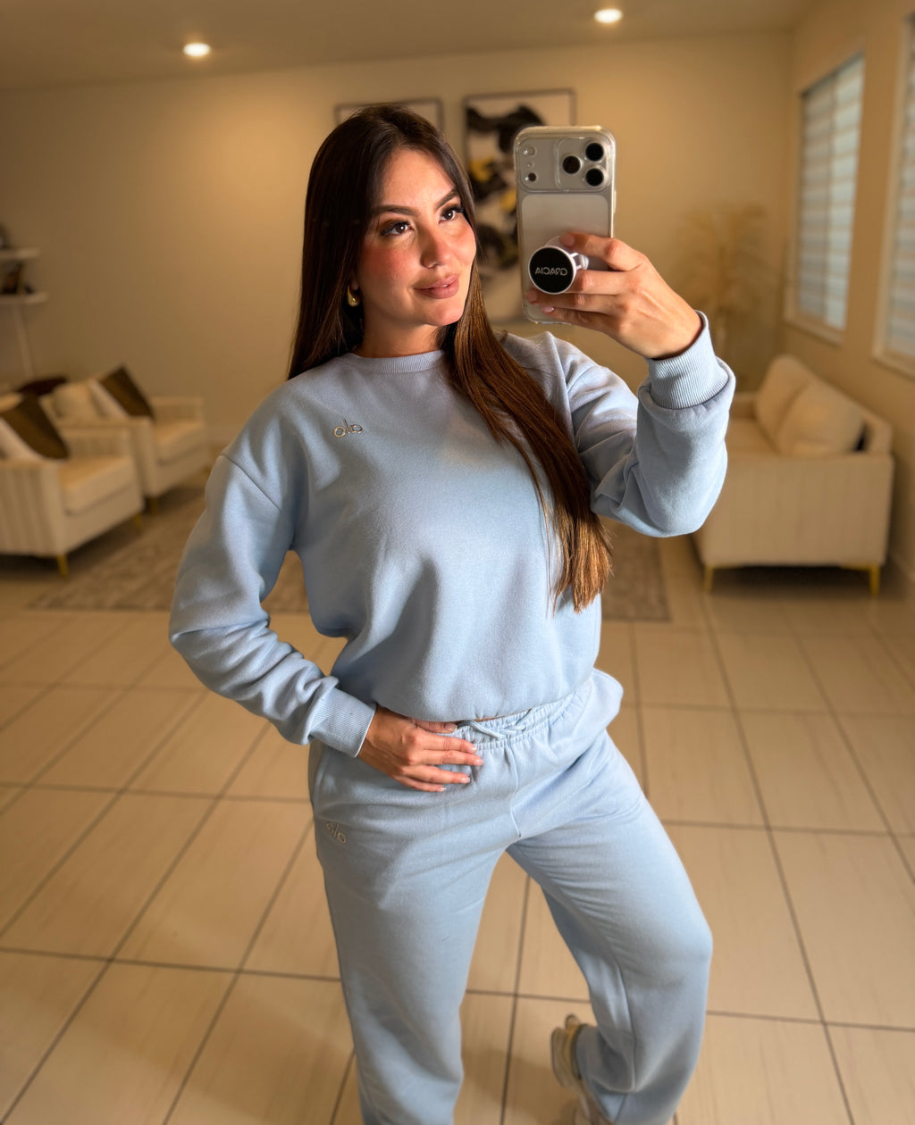 Serenity Halo Light Blue Pant Set