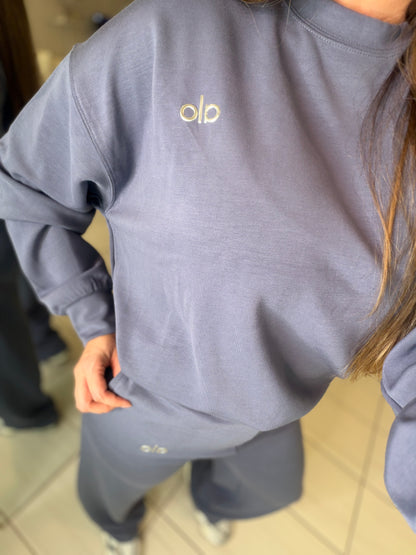 Iconic Halo Blue Pant Set