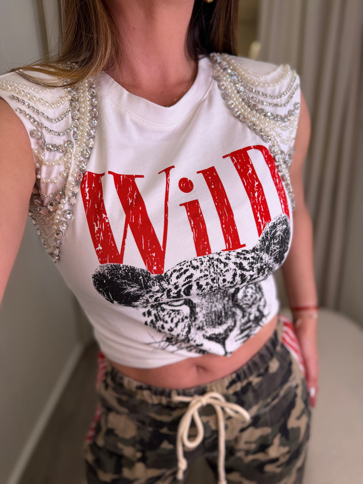 Wild Rockstar White Top