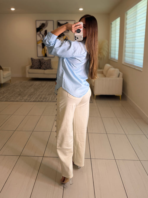 Napoleon White Denim Pants
