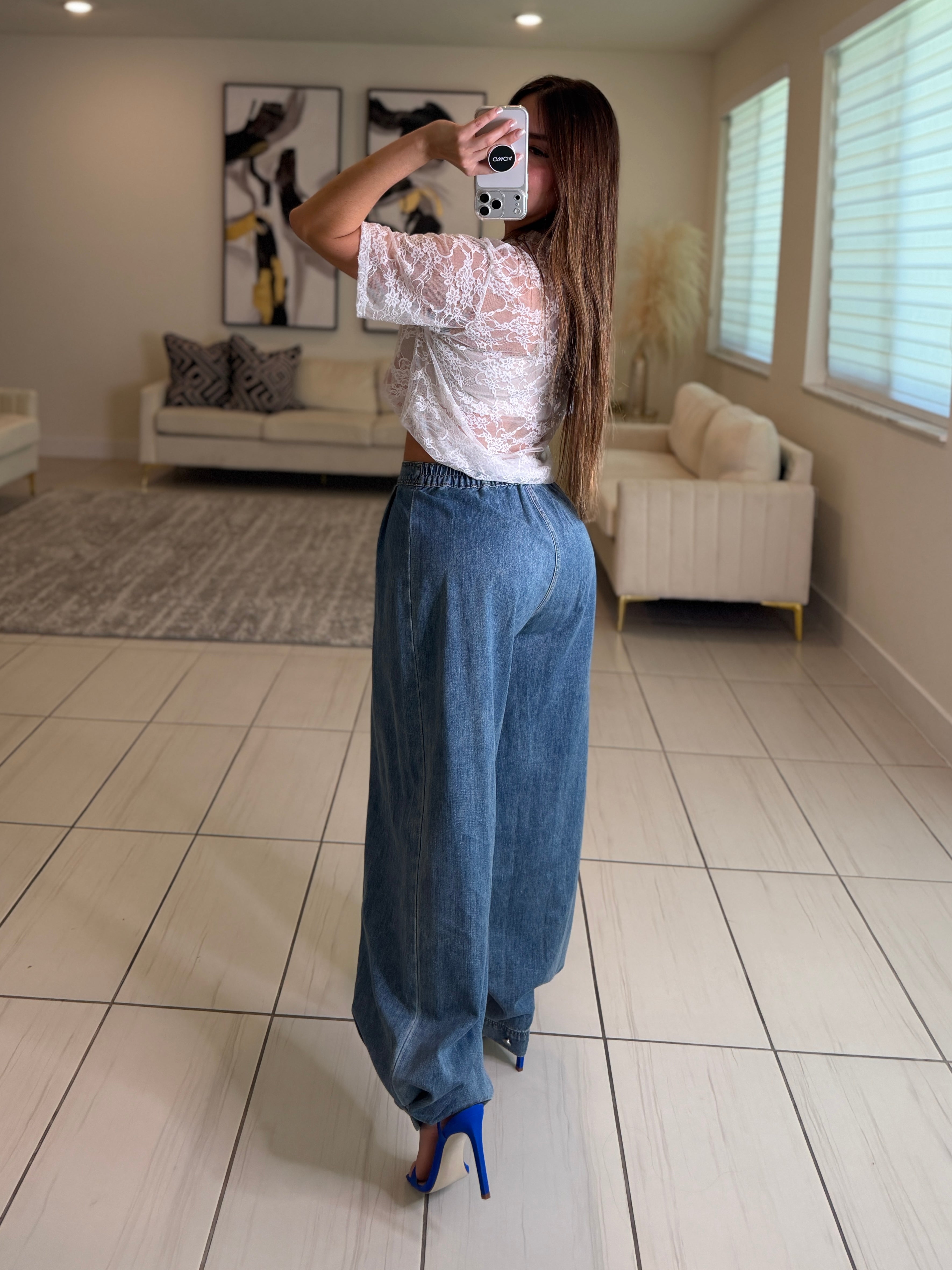 Sovereign Balloon Denim Pants