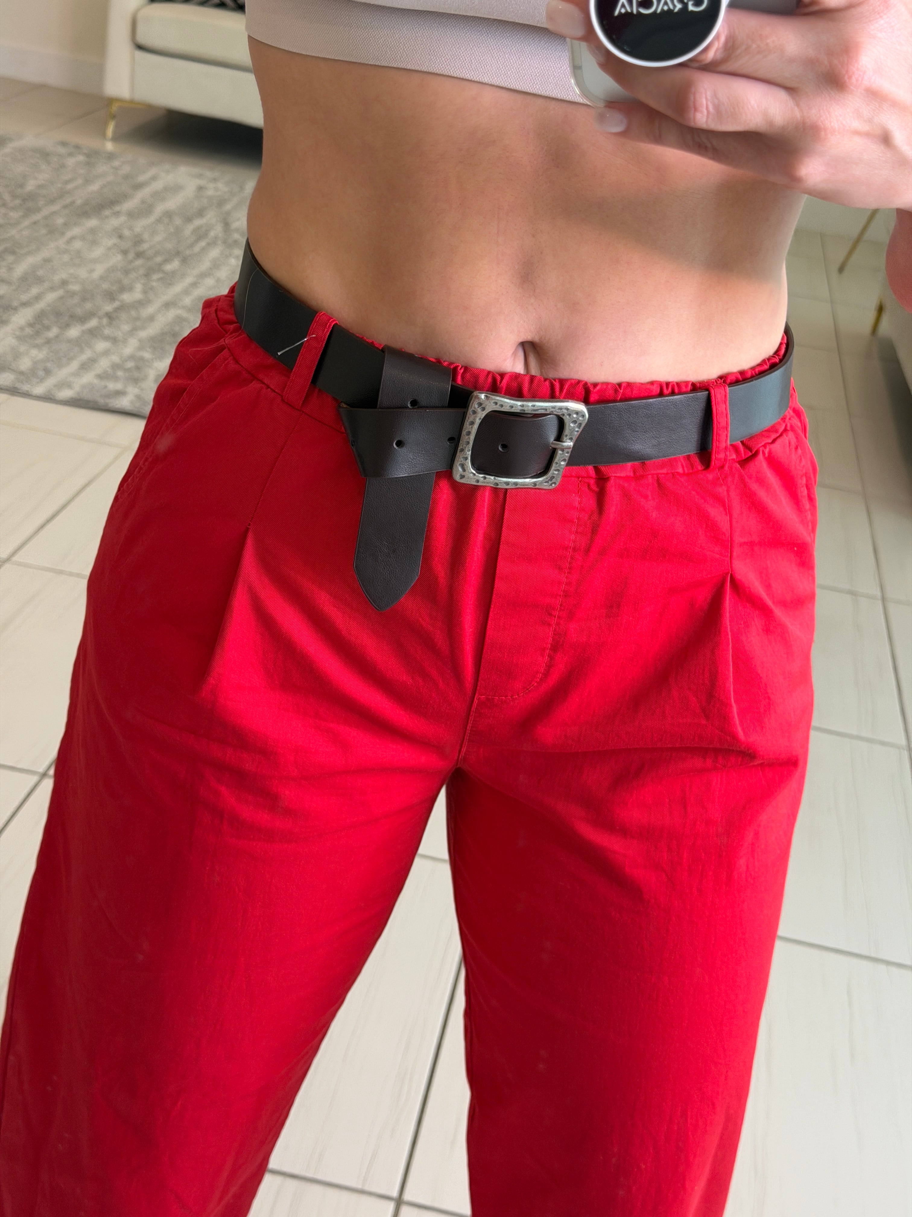 Monarch Edit Red Jogger Pants