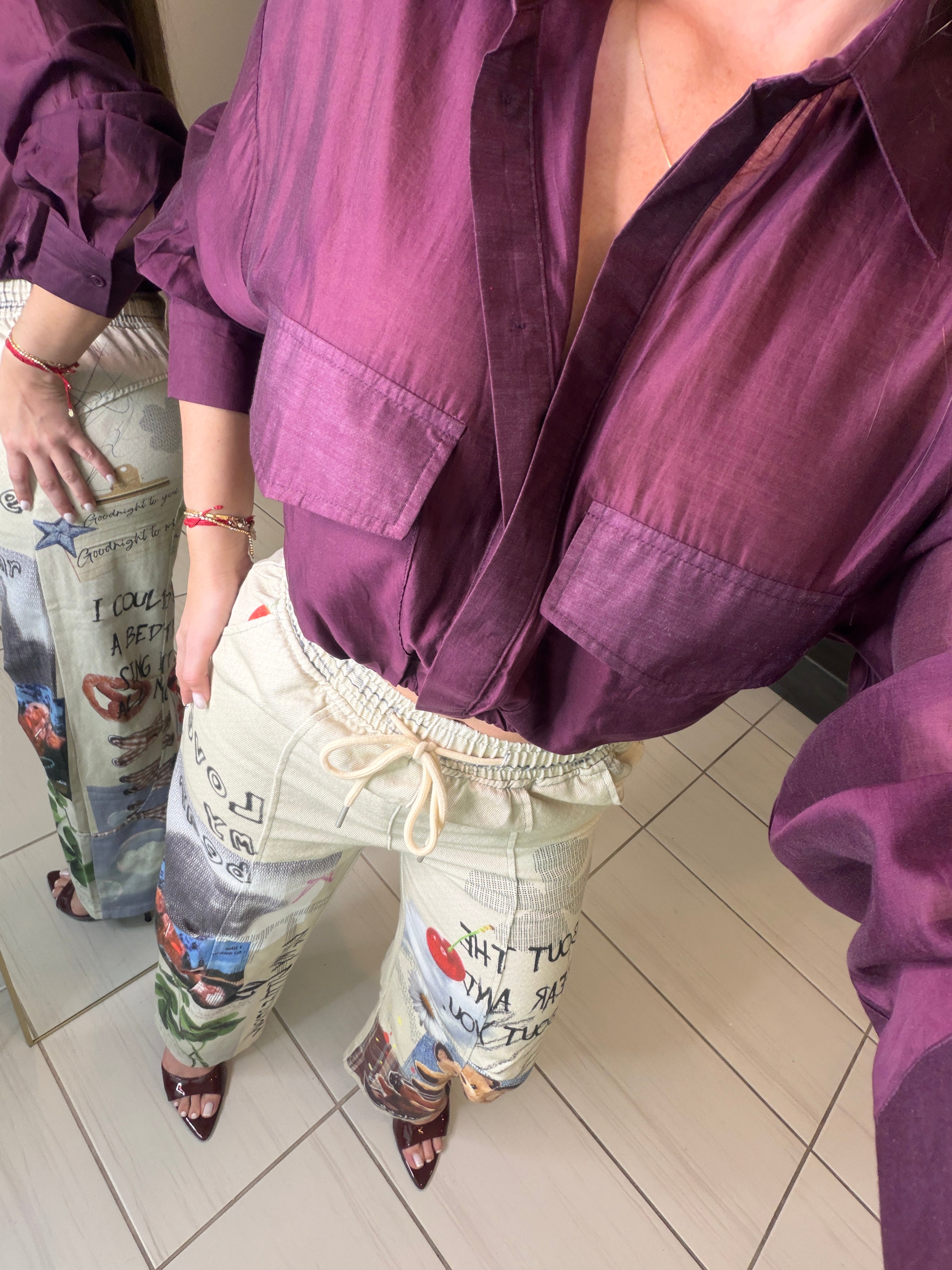 The Everyday Ease Wine Shirt