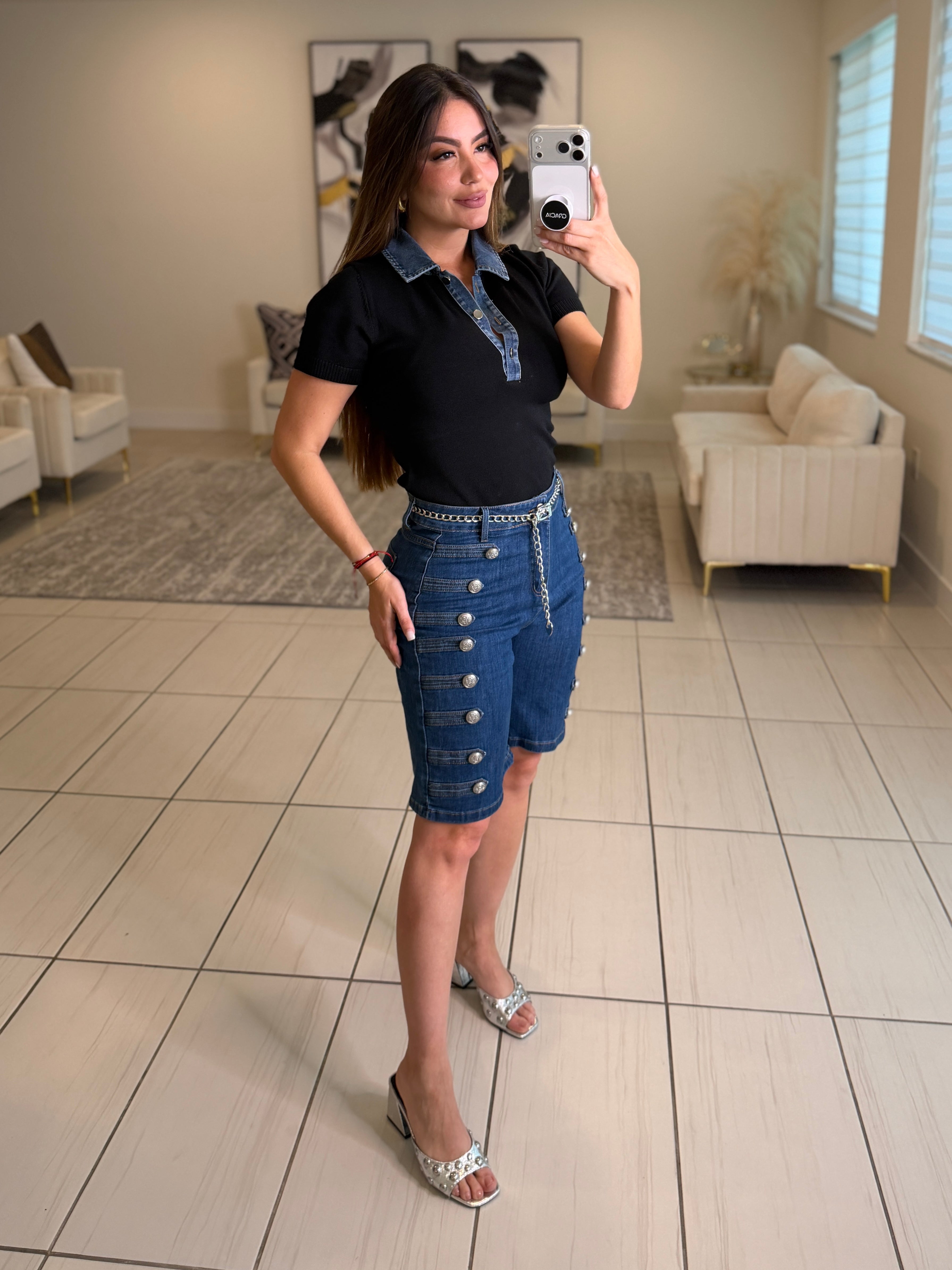 Napoleon Denim Shorts