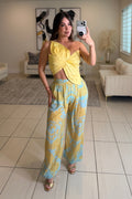 Spring Poise Blue Balloon Pants