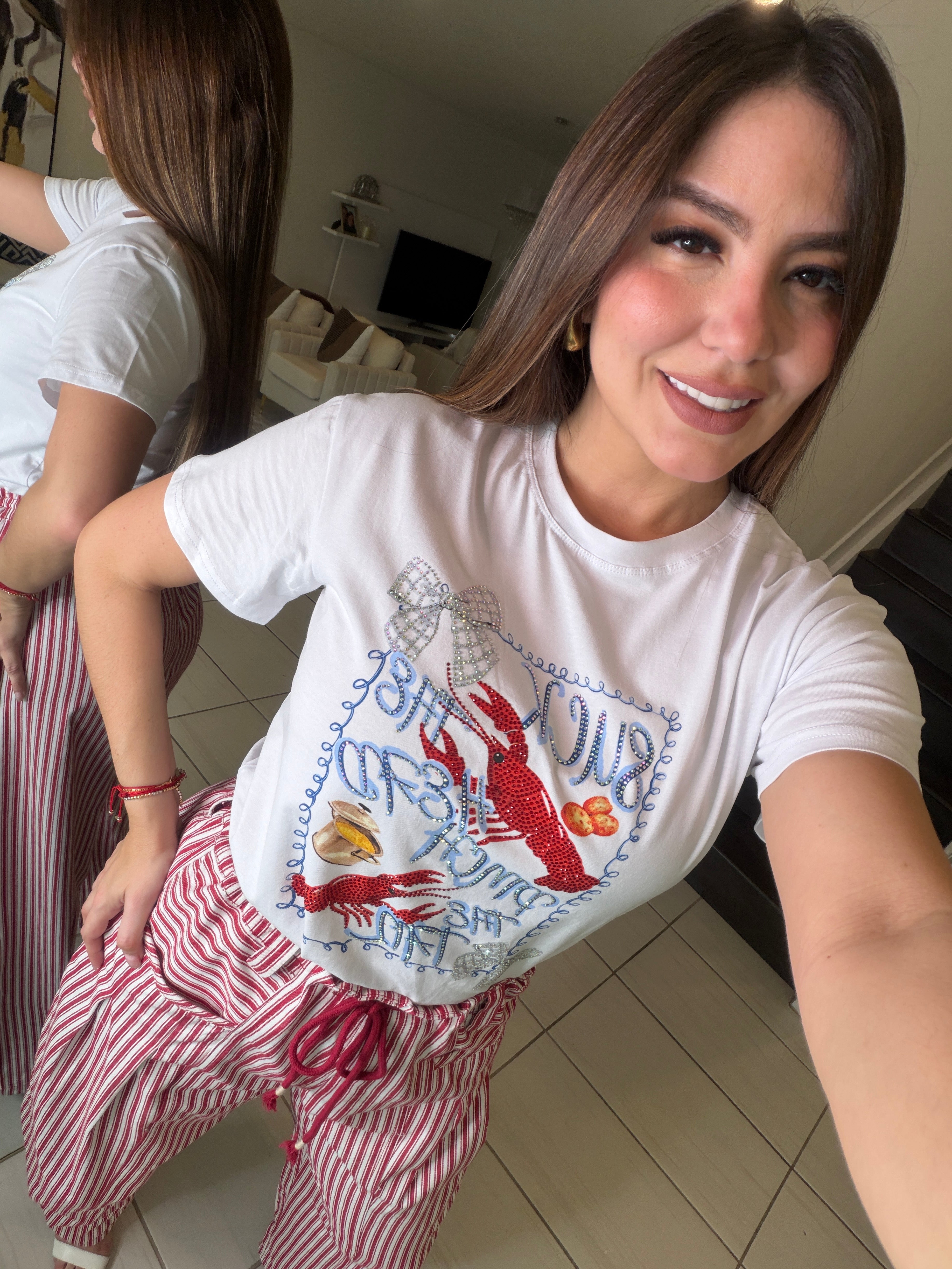 Fashion Cooked White Tshirt