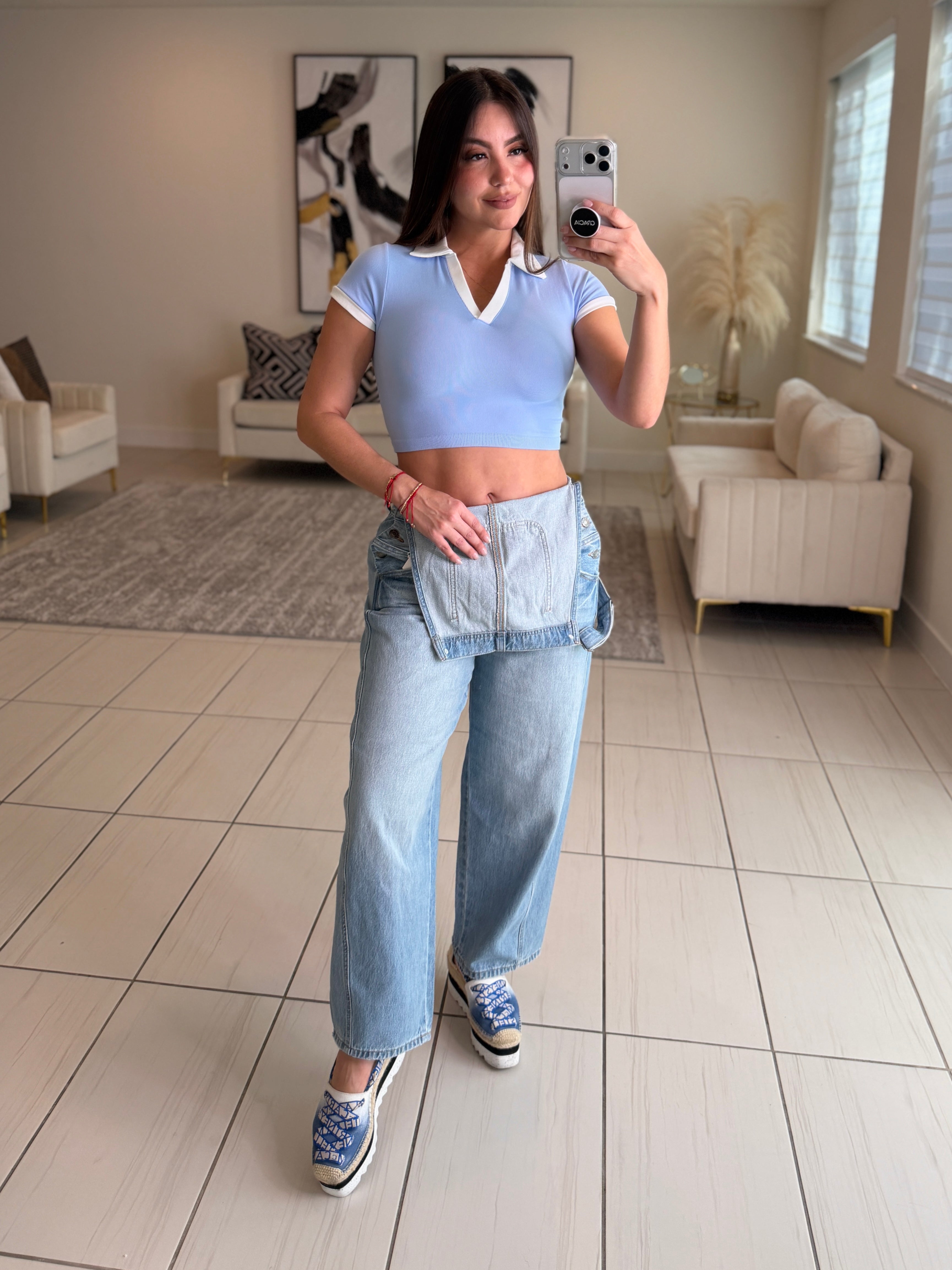 Gravity Basic Blue Top