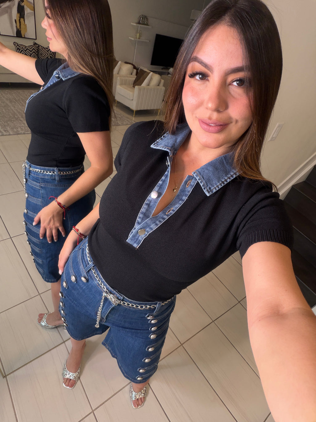Napoleon Denim Shorts