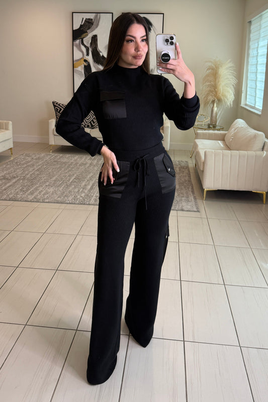 Enigma Nights Knit Pant Set