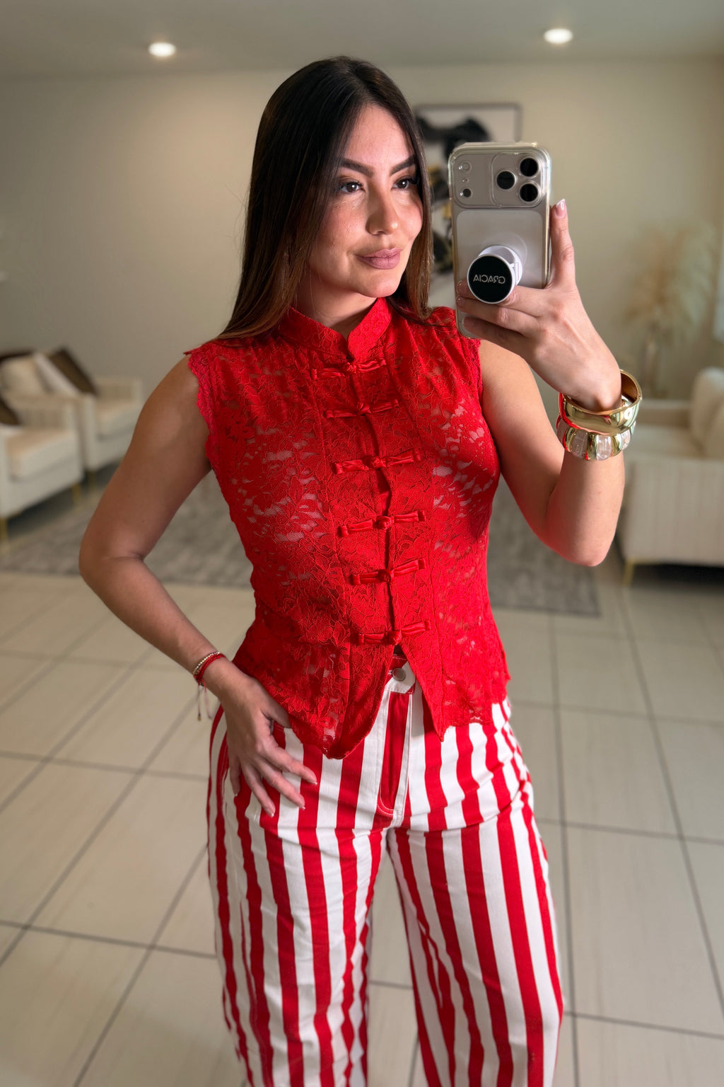 Ruby Empress Red Top