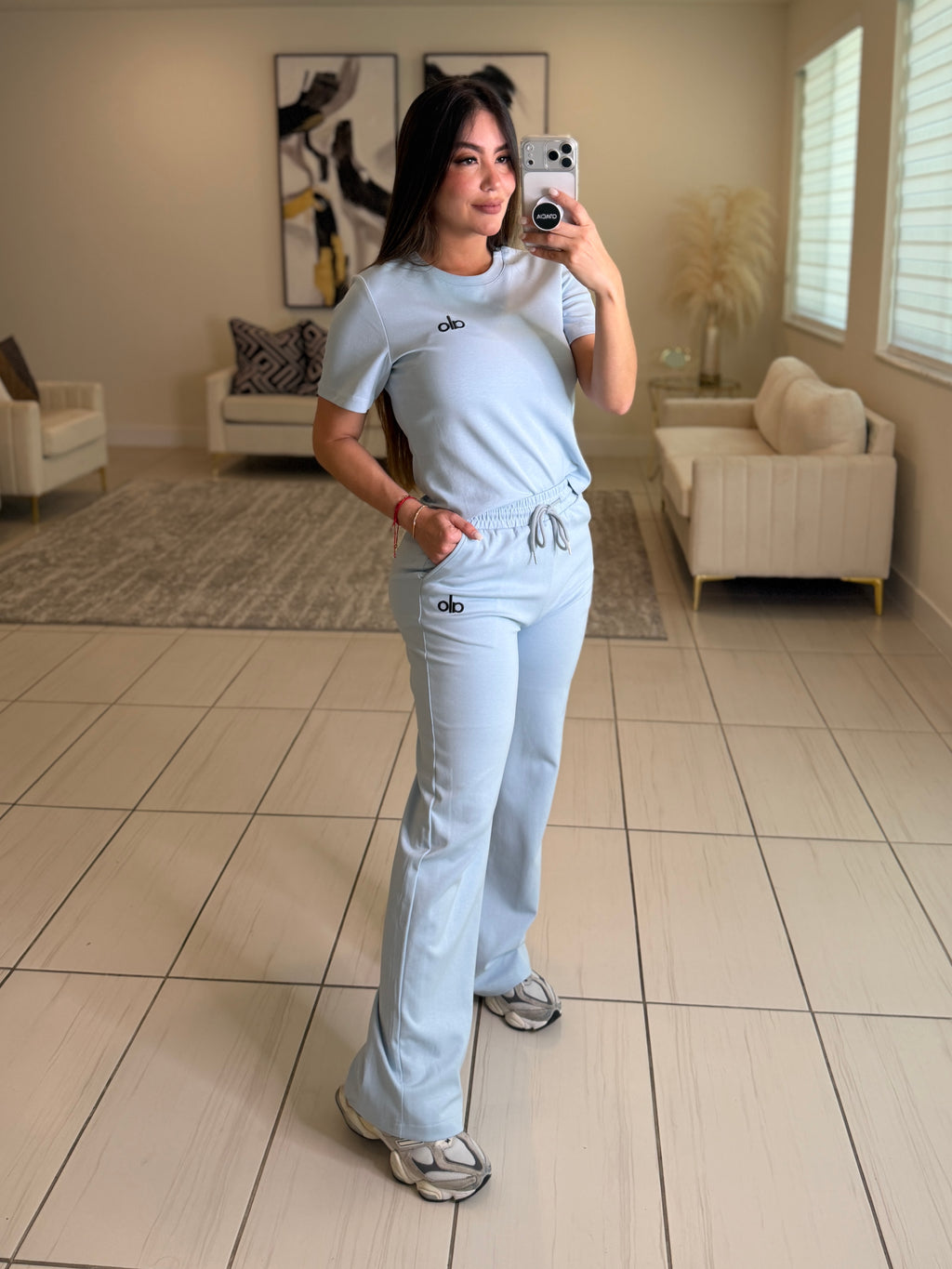 Serenity Halo Light Blue Pant Set