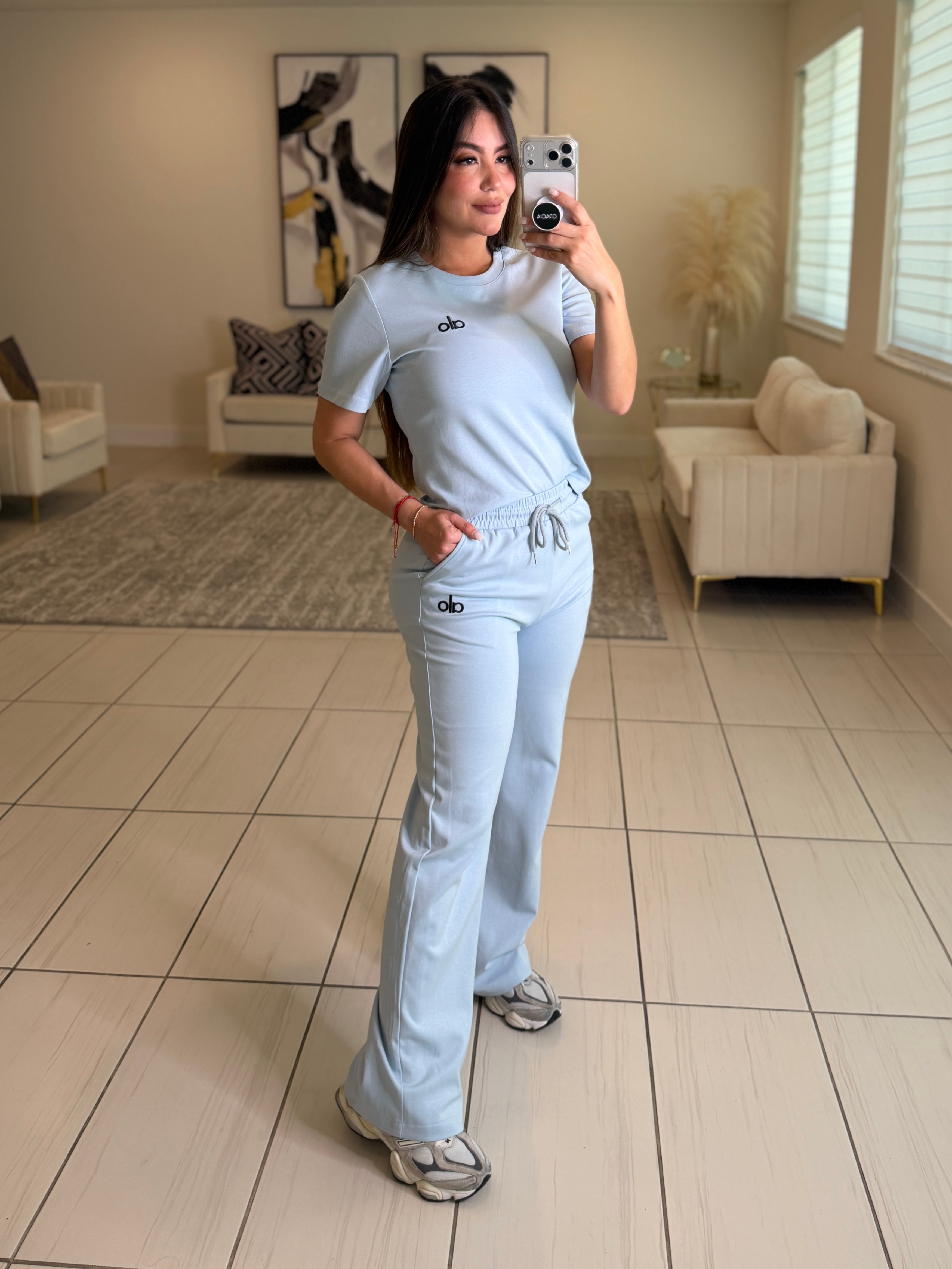 Serenity Halo Light Blue Pant Set