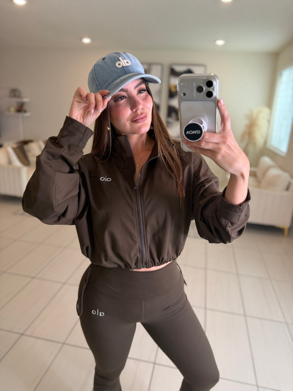 Softsculpt Halo Brown Pants Set