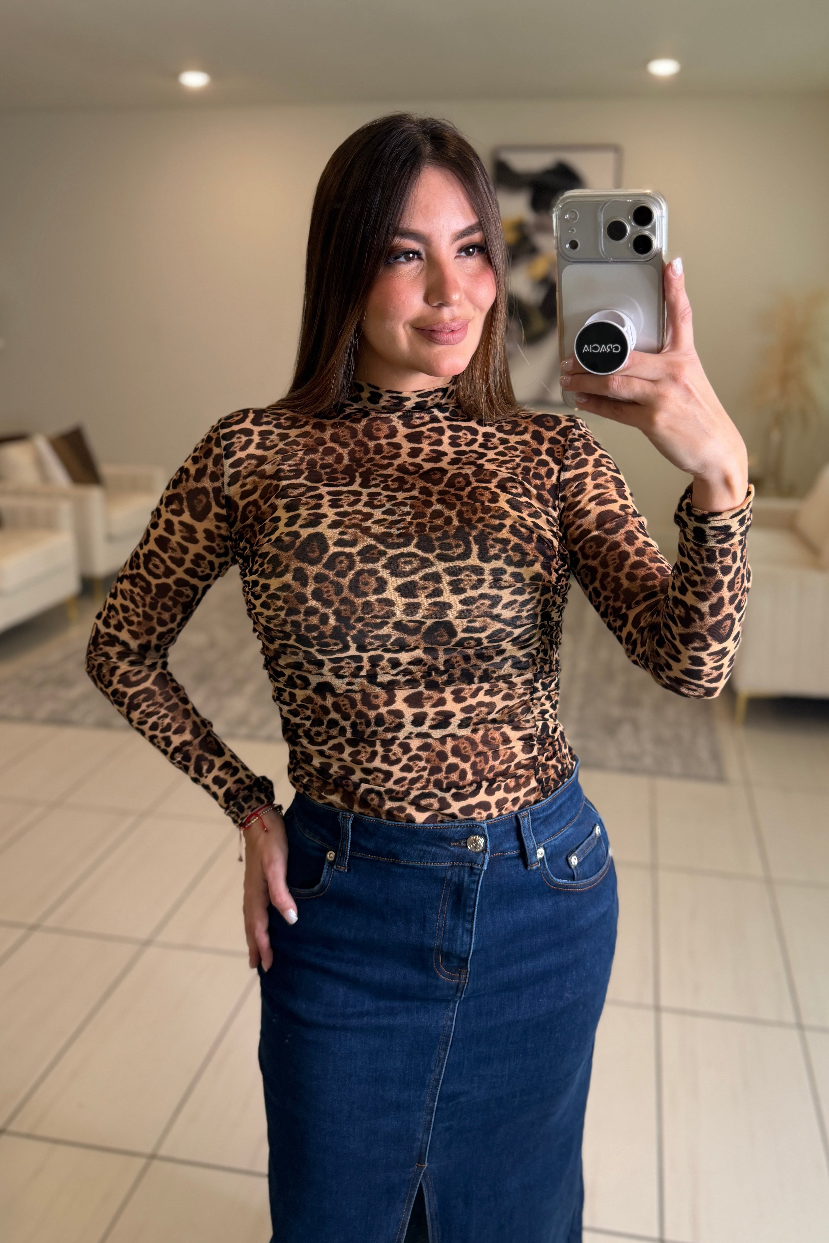 Wild Passion Leopard Print Bodysuit