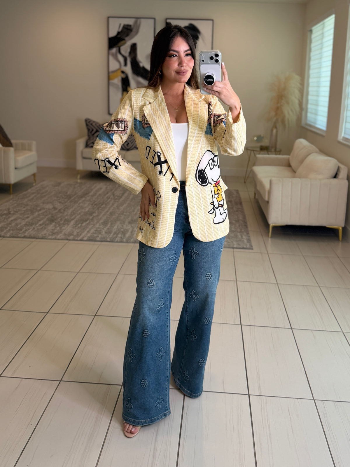 Glamorous Magic Yellow Blazer