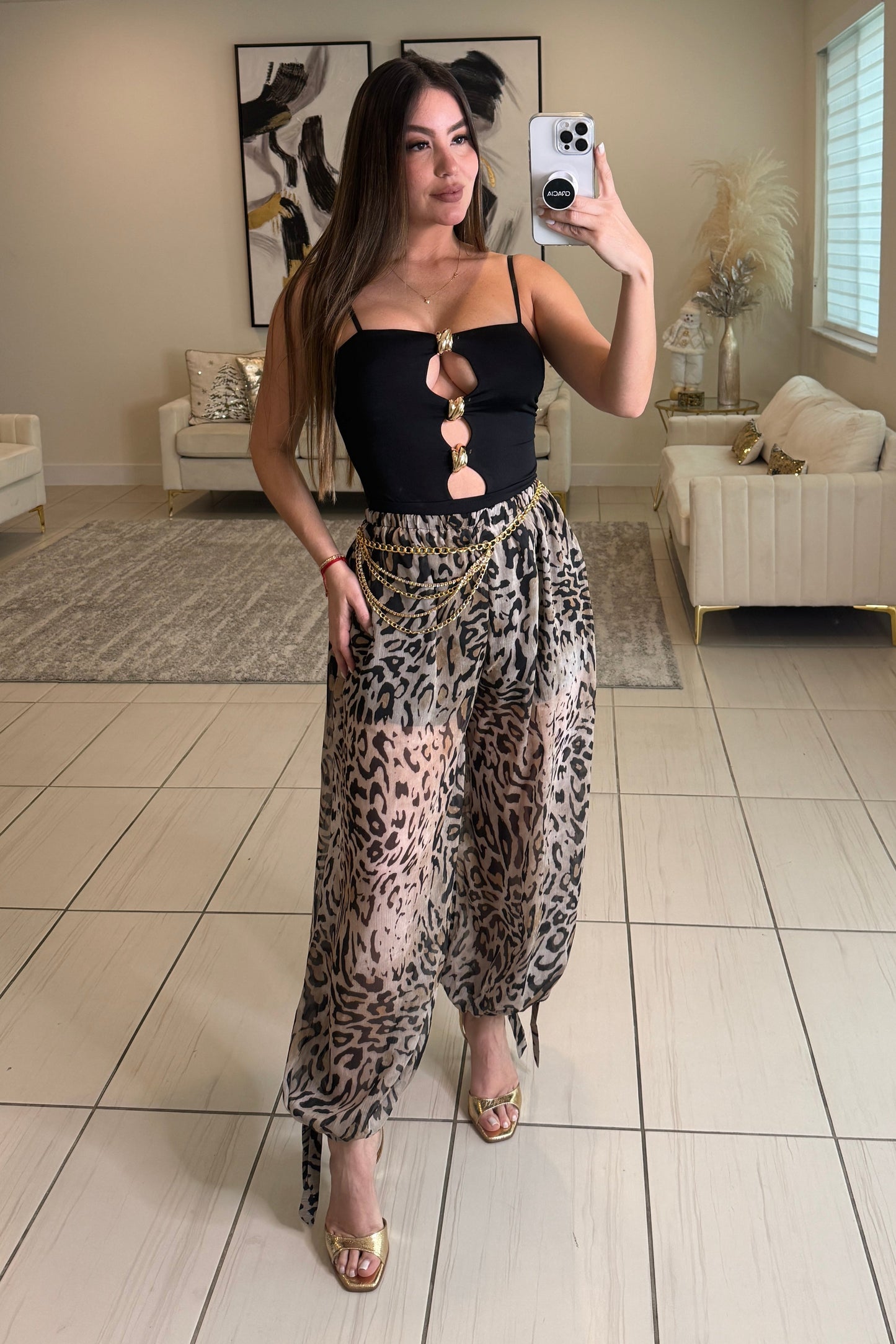 Wild Passion Leopard Balloon Pants