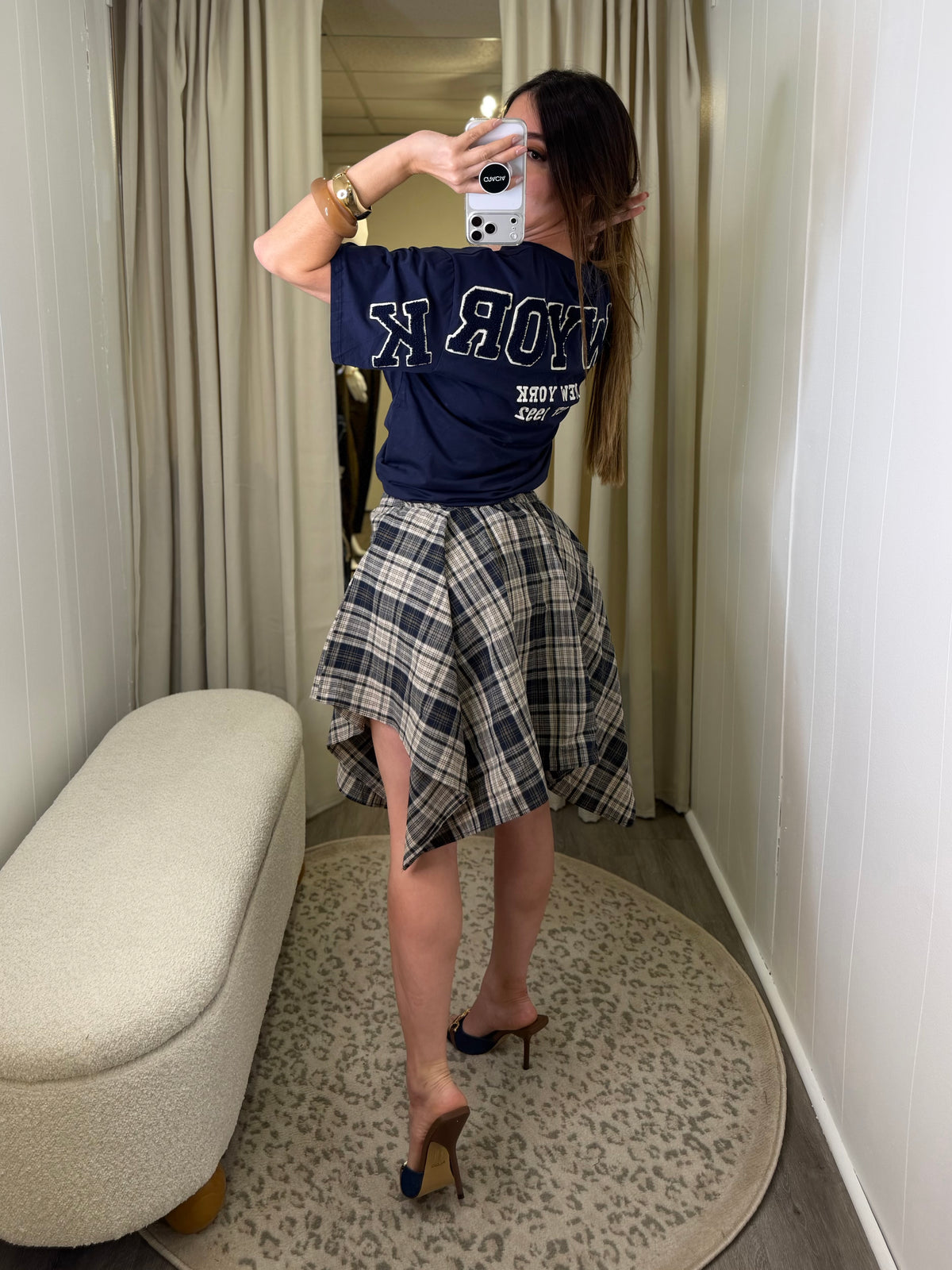 New York Varsity Navy Blue Tshirt