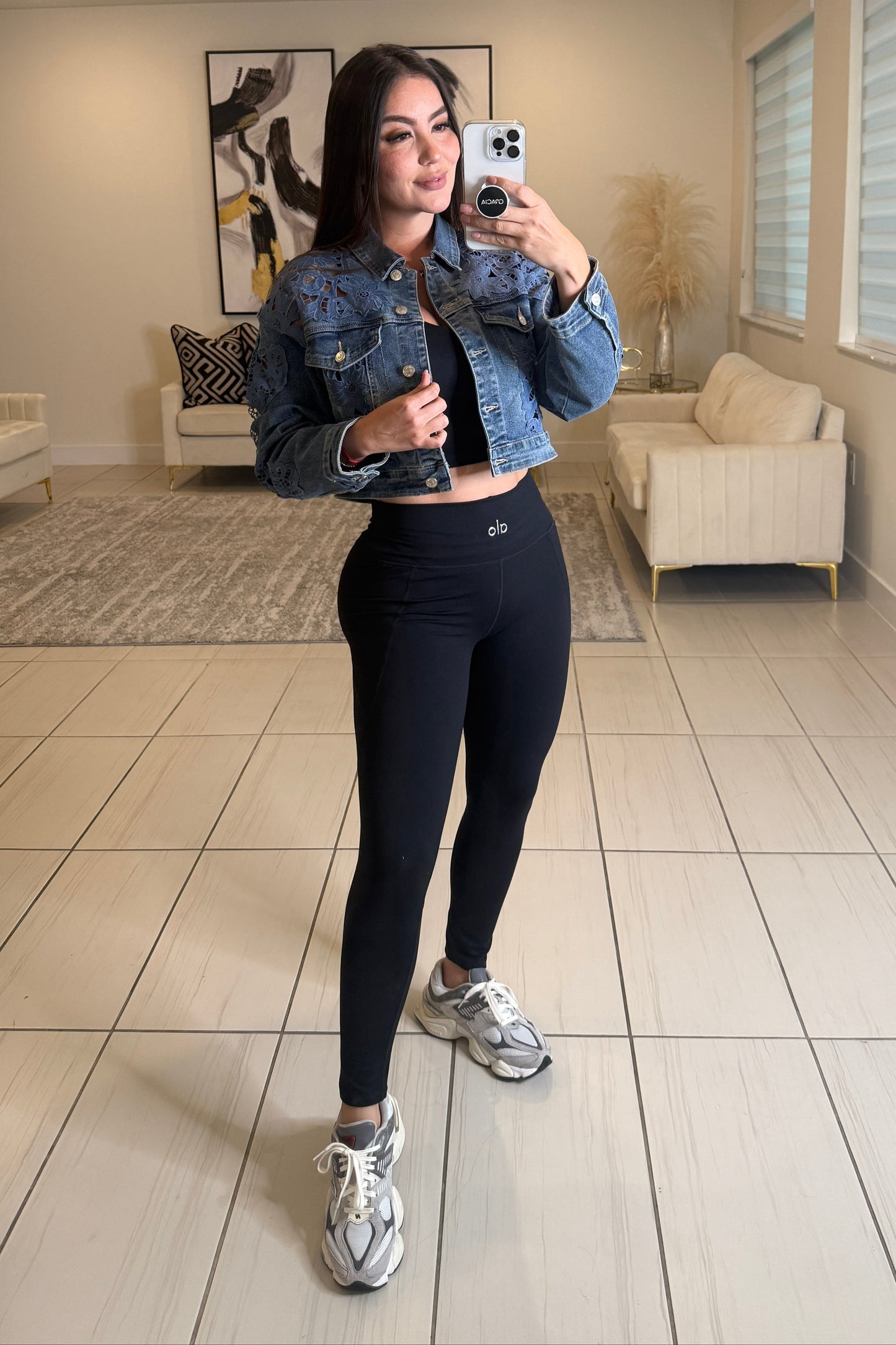 Halo Black Leggings Set