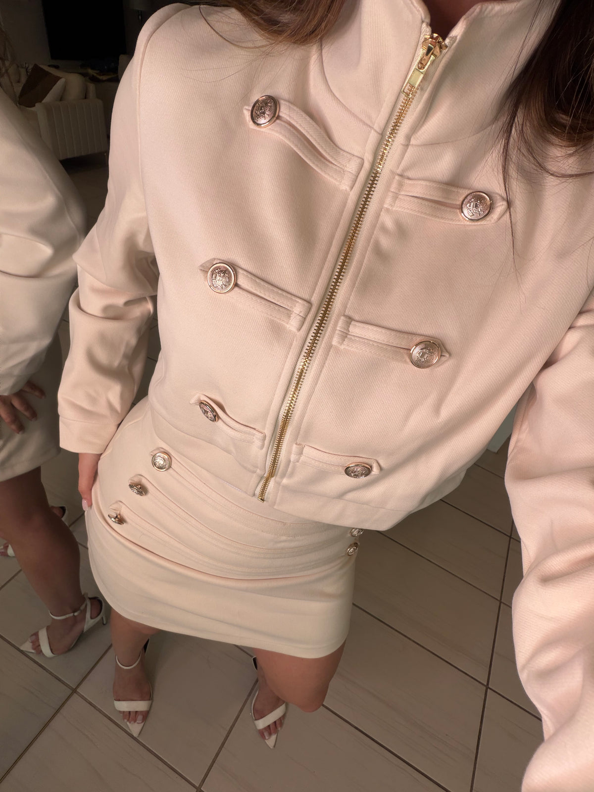 Napoleon Maison Ivory Skort Set