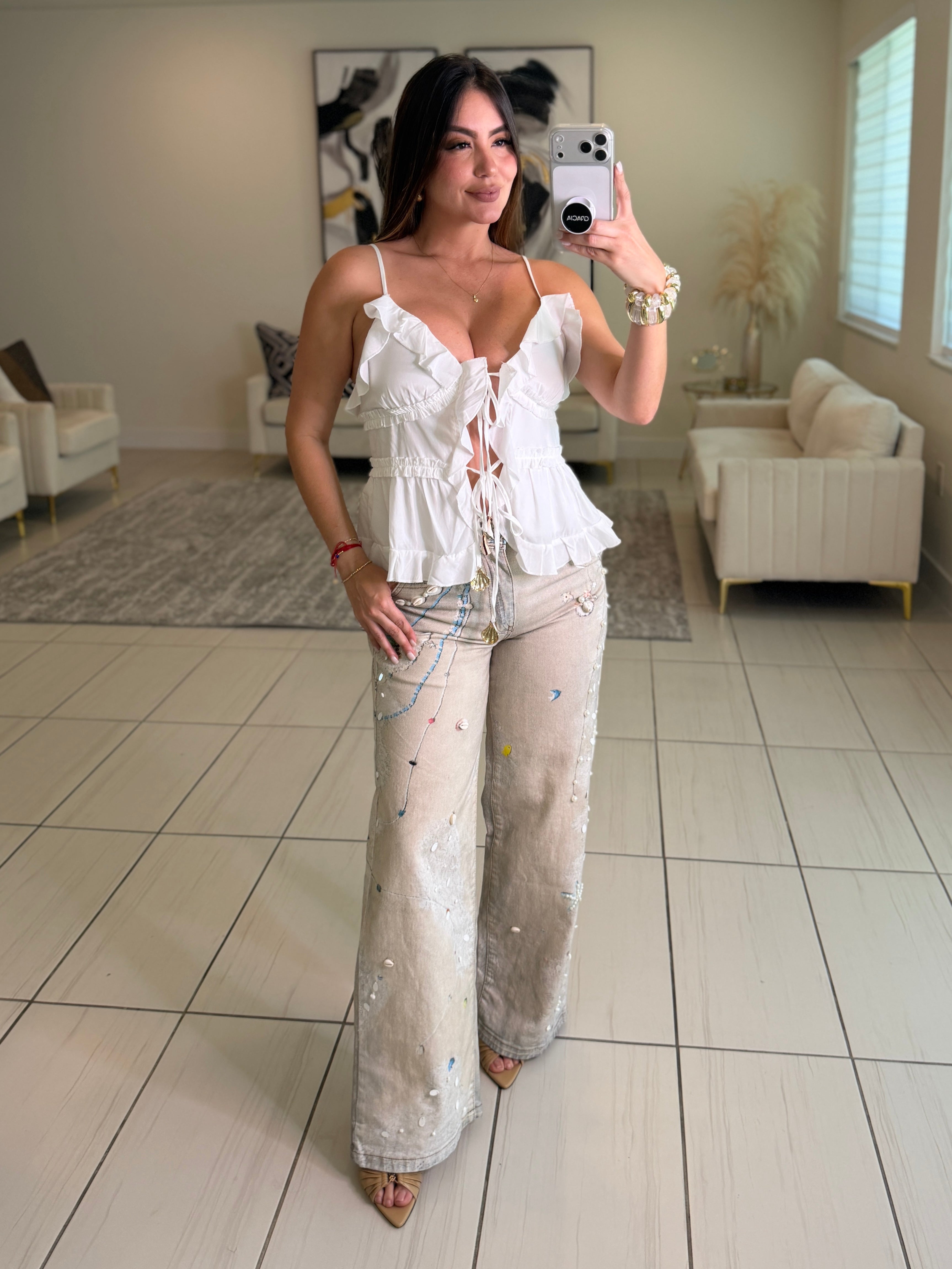 Serene Temptation White Top
