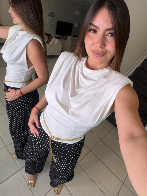 Sculpted Ease White Top
