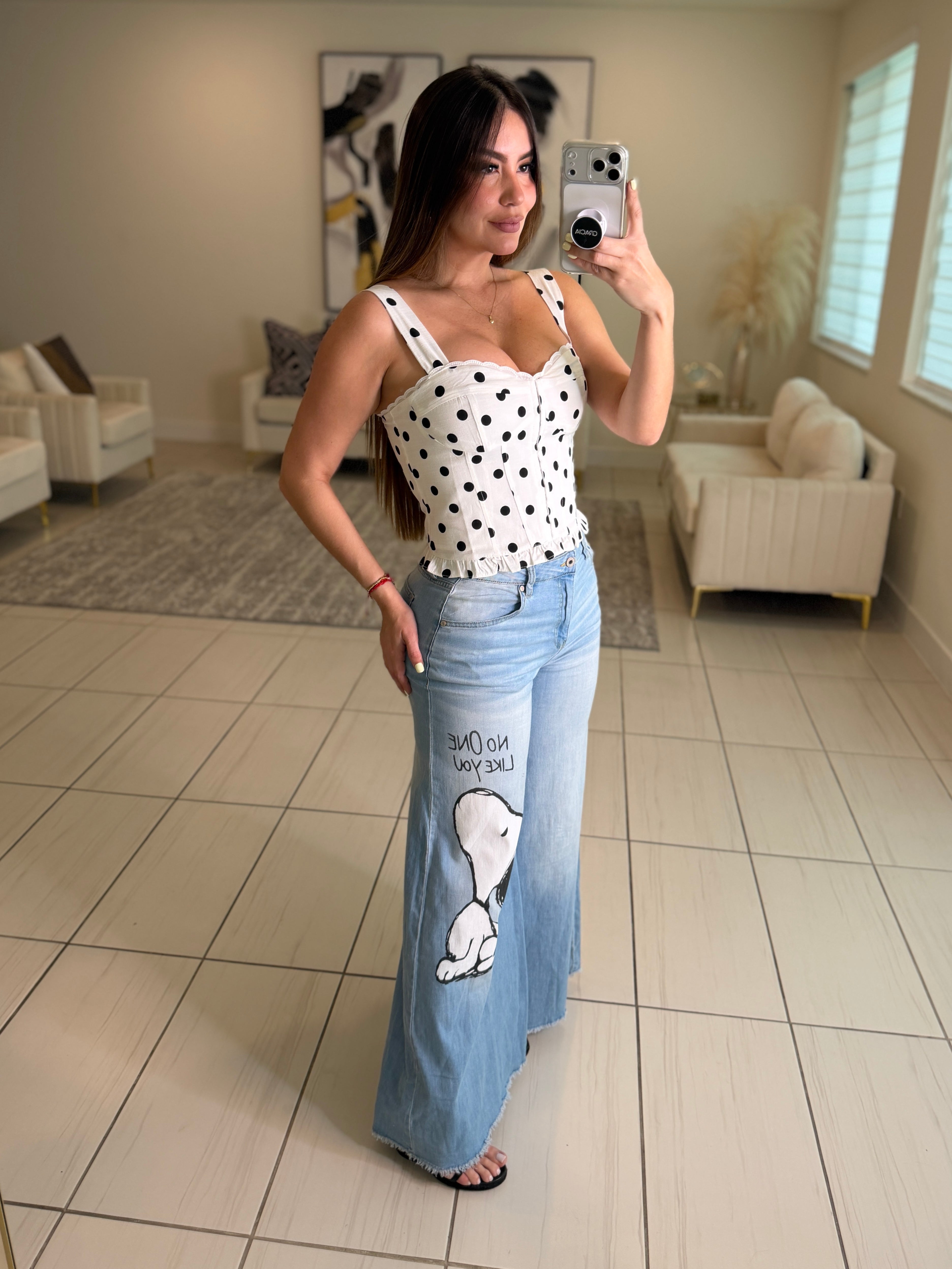 Coolest Energy Flare Denim Pants