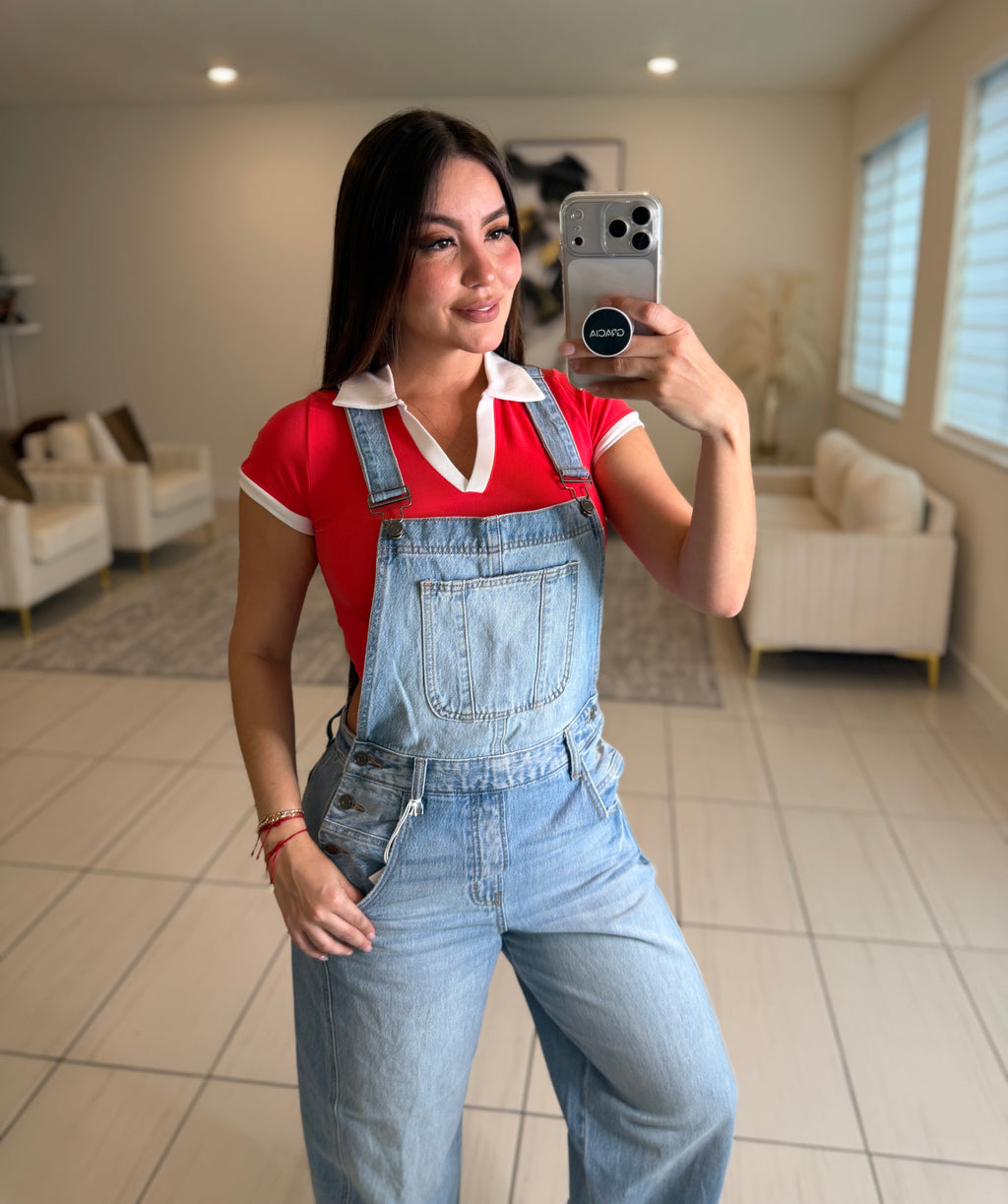 High Road Denim Barrel Jumpsuit