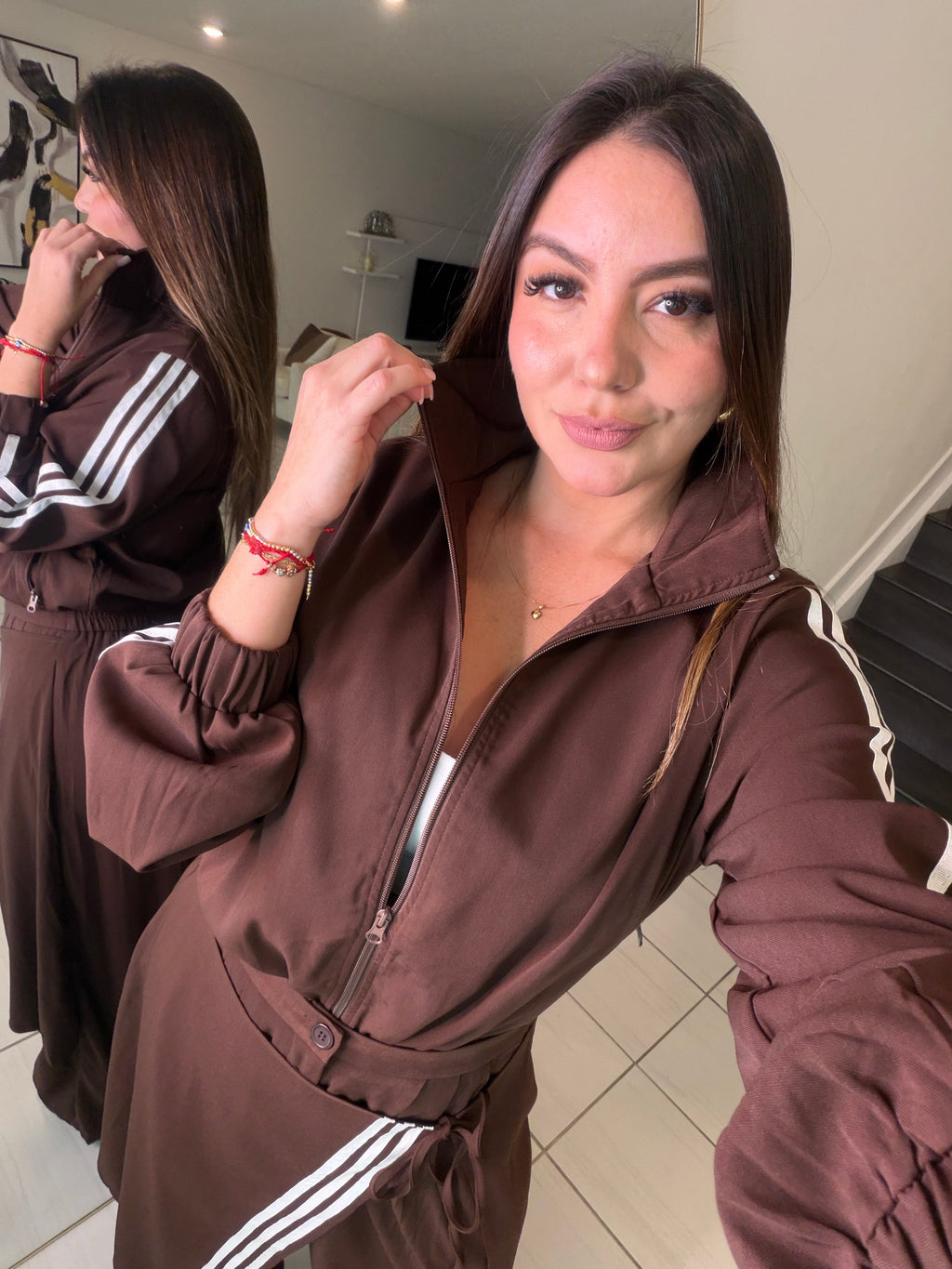 Cocoa Signature Brown Pant Set