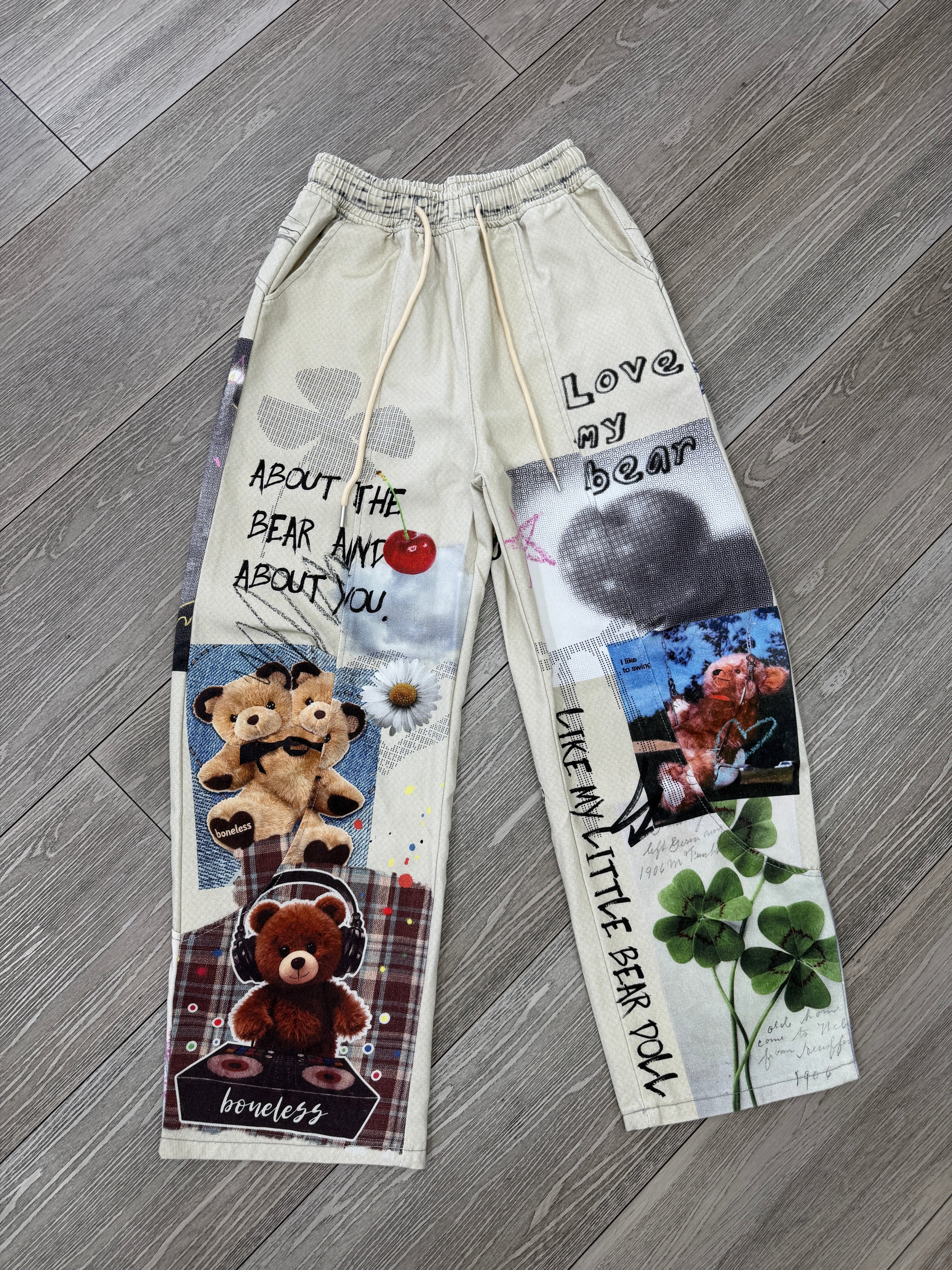 Bear Cool Print Pants