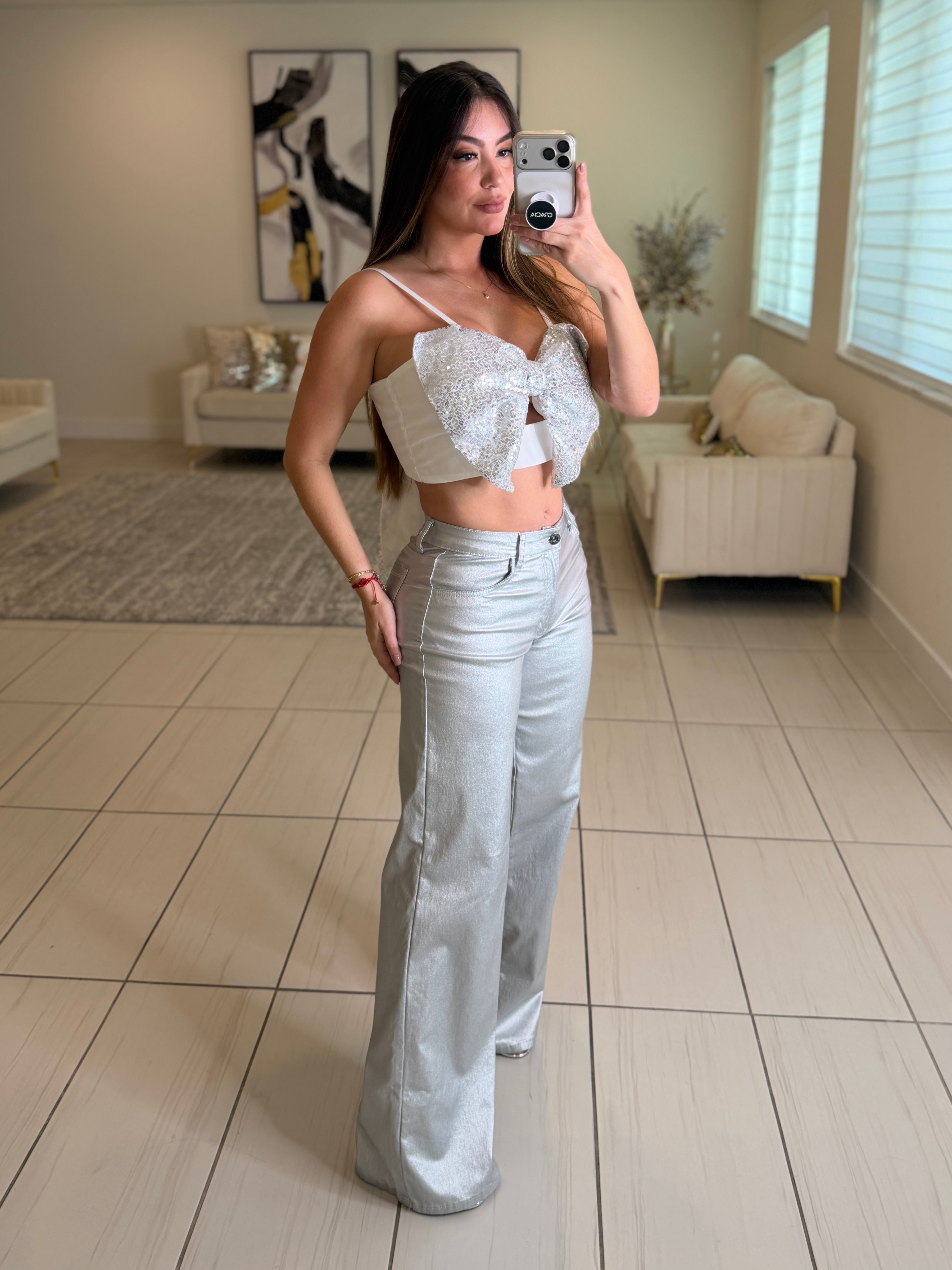 Street Verse Silver Pants