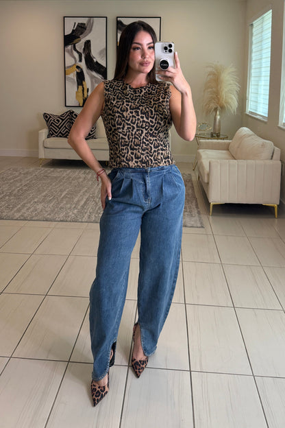 Enigma Nights Barrel Denim Pants