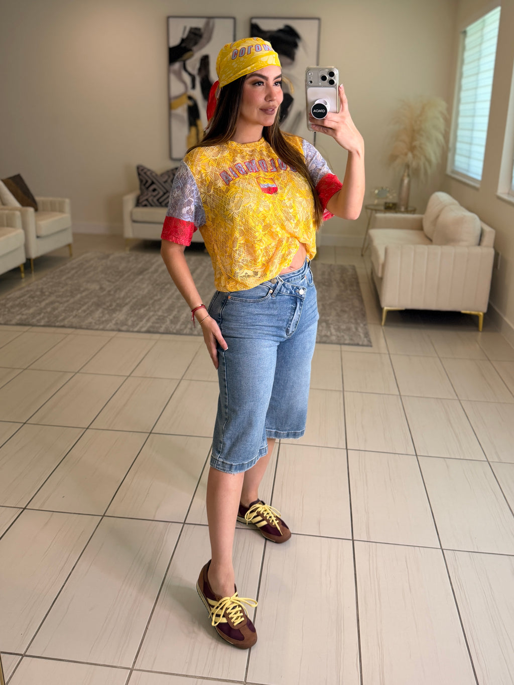 Colombia Core Lace Tshirt Set