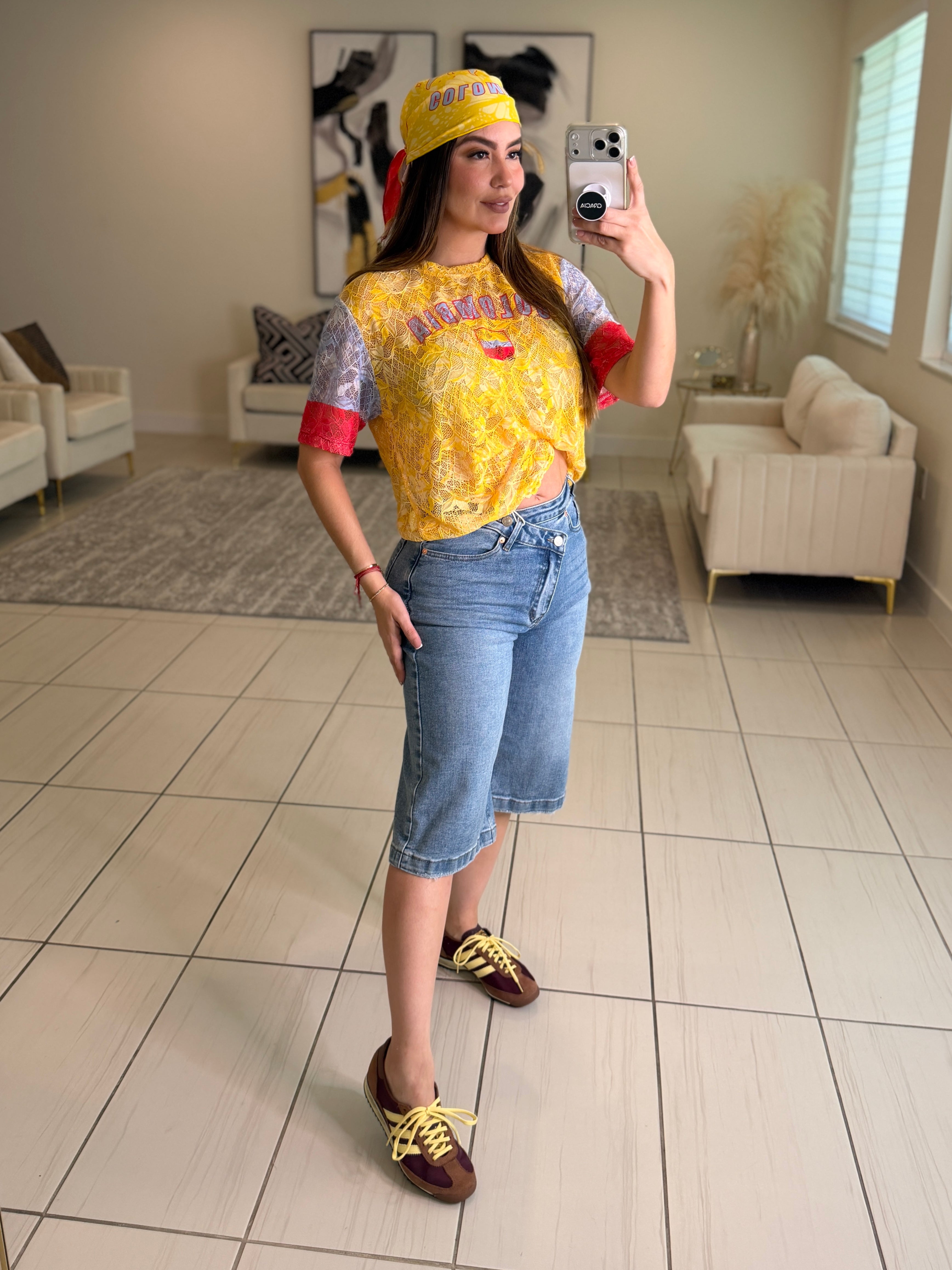Colombia Core Lace Tshirt Set