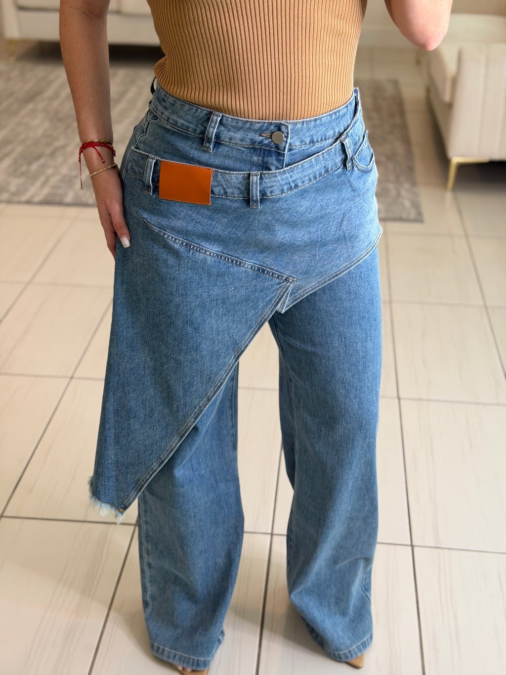 Empowered Feeling Denim Pants