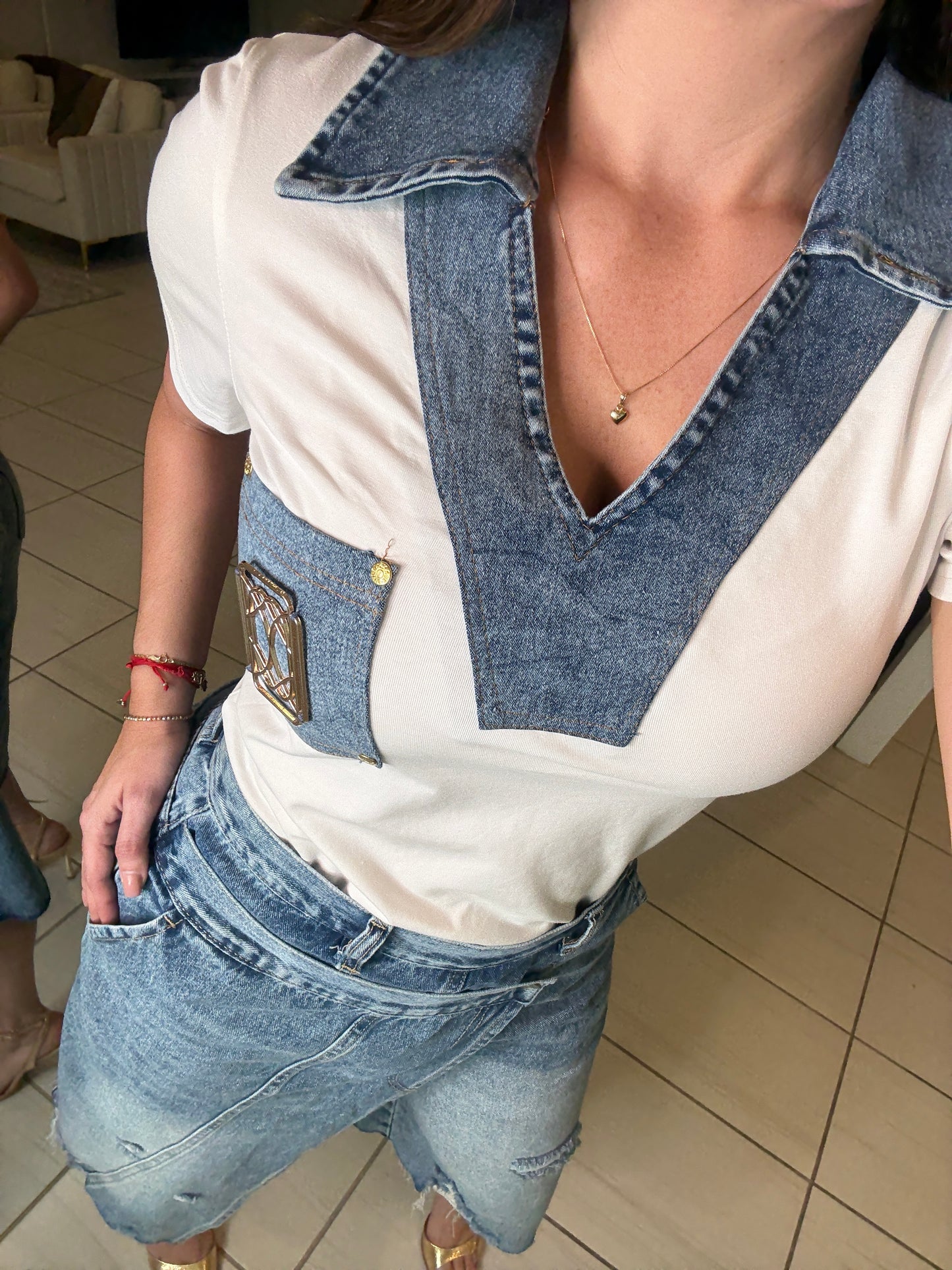 Modern Edge Denim Short