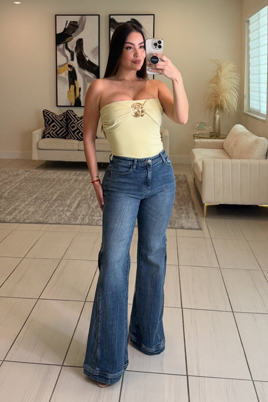 Crazy Zipper Denim Pants