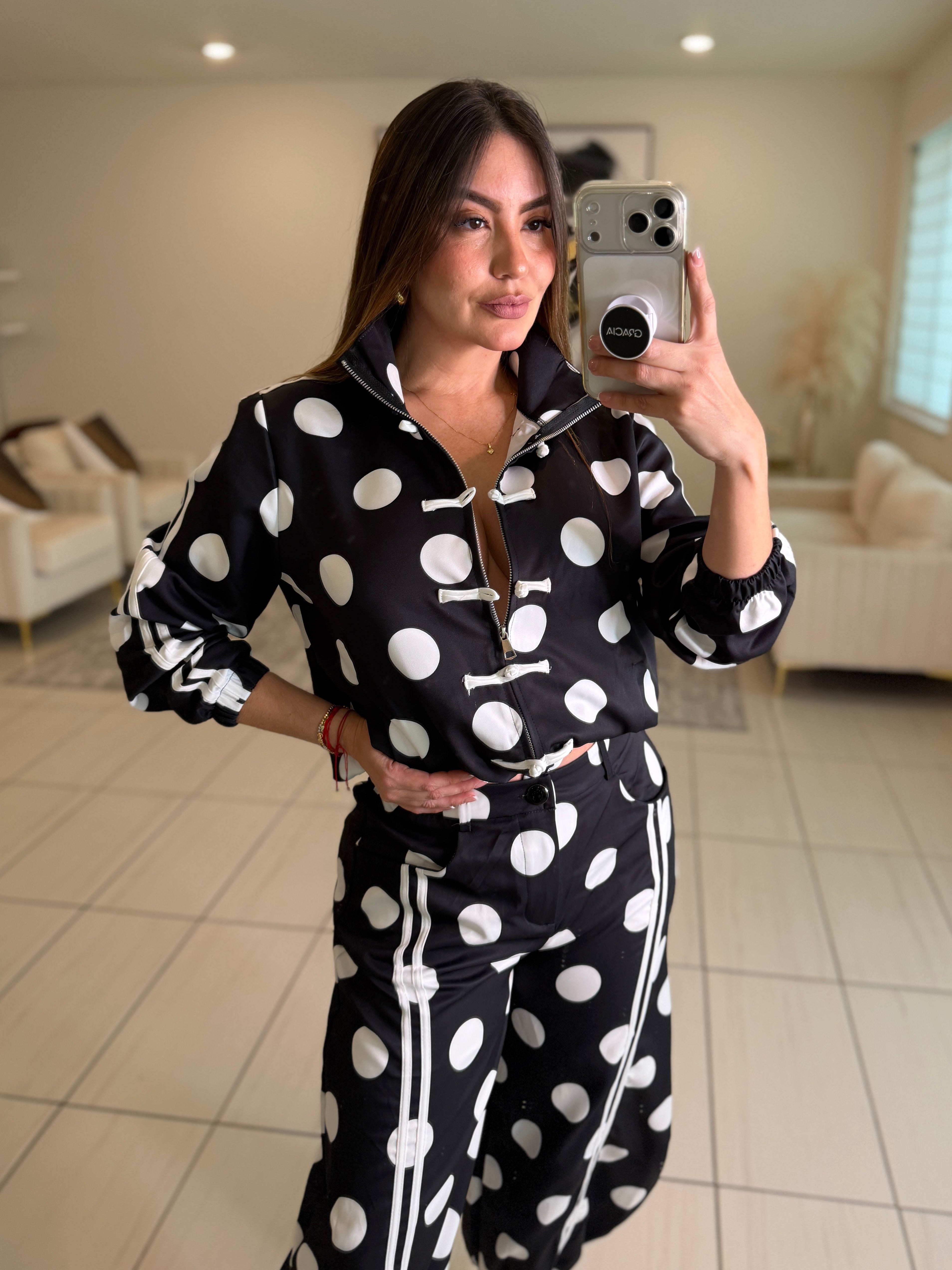 Oriental Polka Muse Black Set